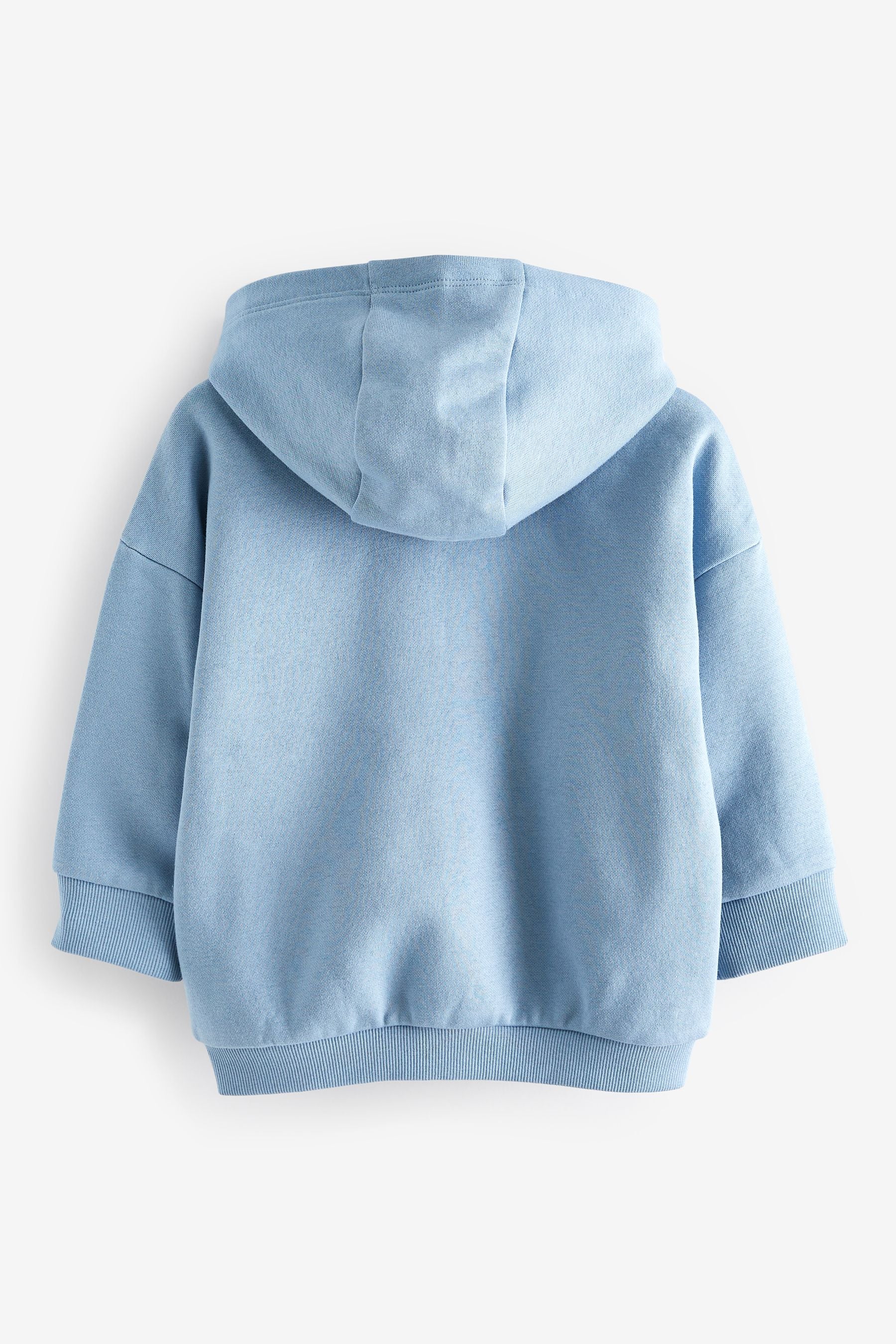 Blue Zip Through Hoodie (3mths-7yrs)