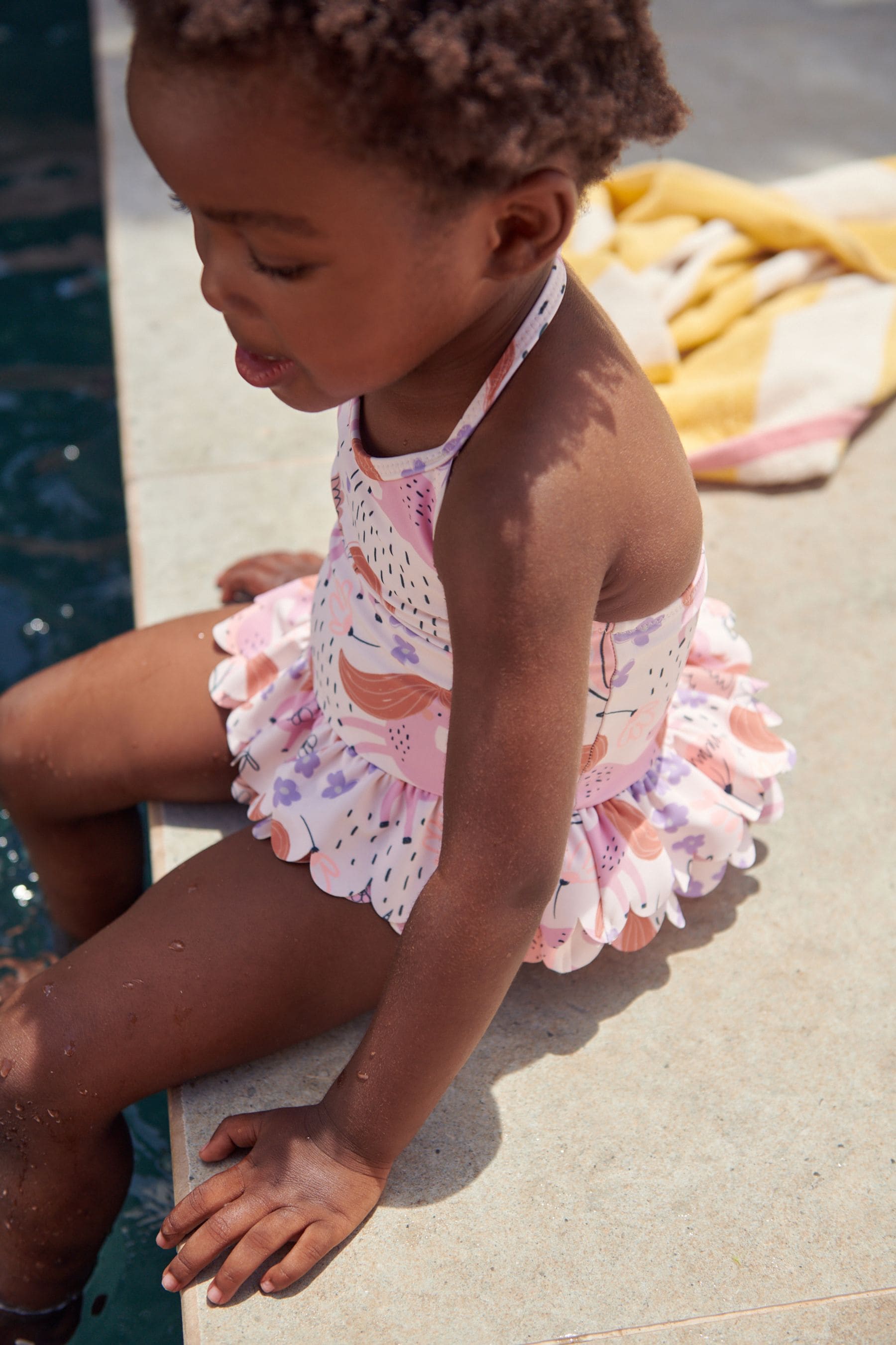 Pink Unicorn Skirted Swimsuit (3mths-7yrs)