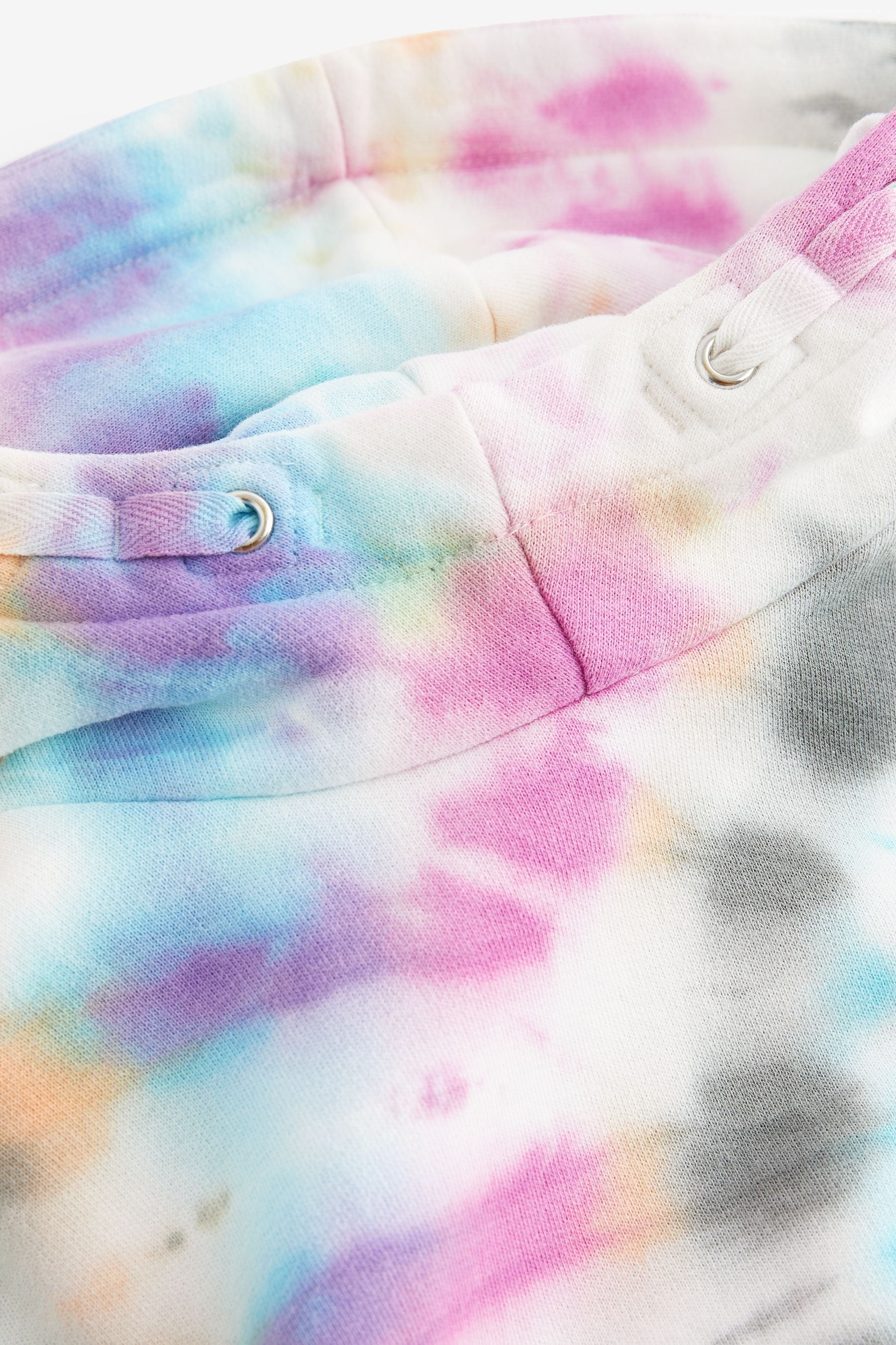 Multi Tie Dye Cropped Hoodie (3-16yrs)