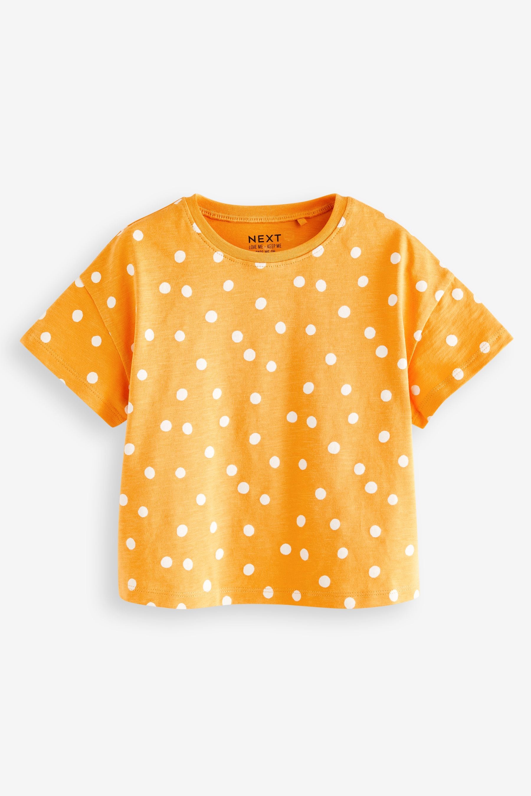 Yellow Short Sleeve T-Shirt 4 Pack (3mths-7yrs)