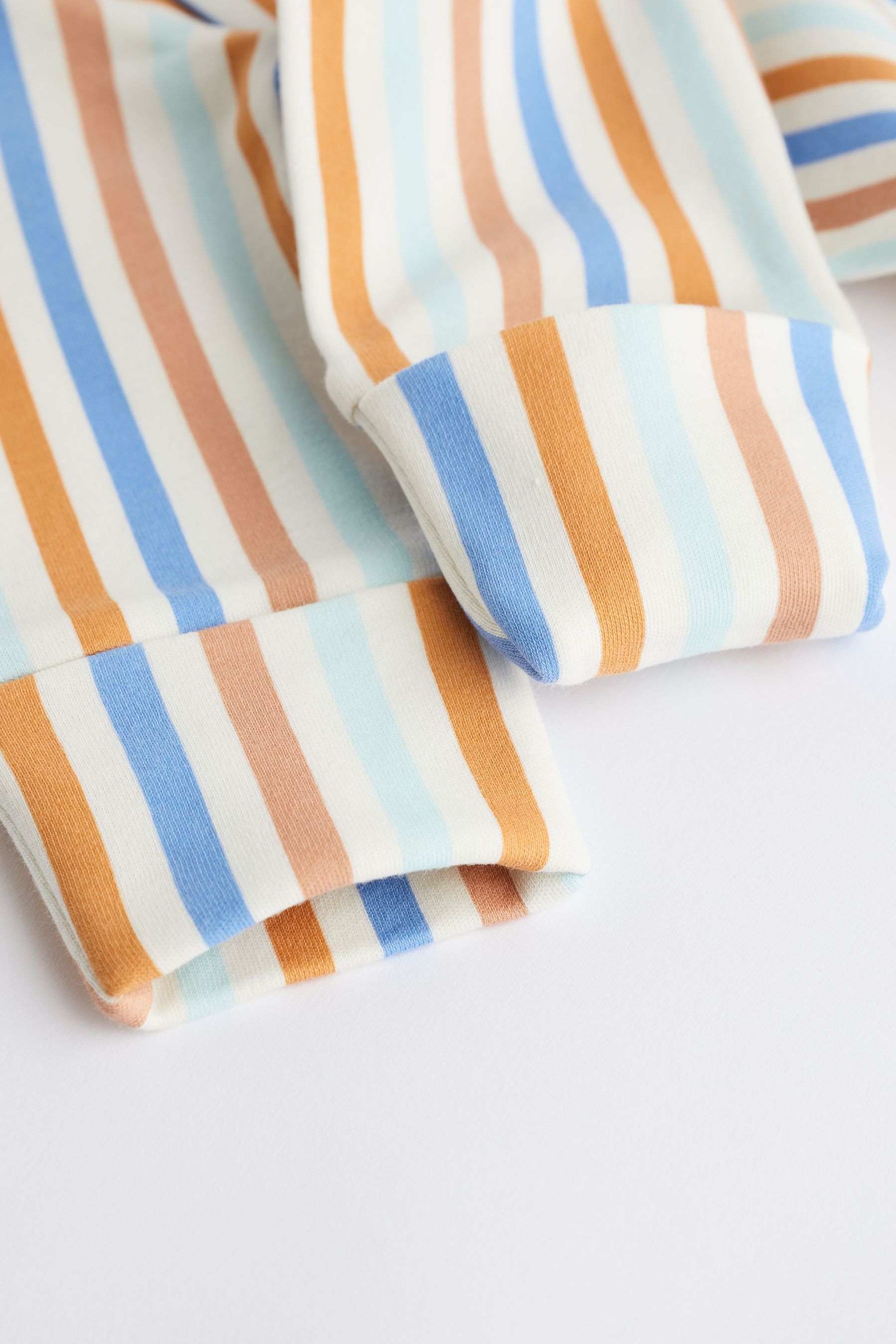 Multi Stripe Baby Sleepsuits 3 Pack (0mths-3yrs)