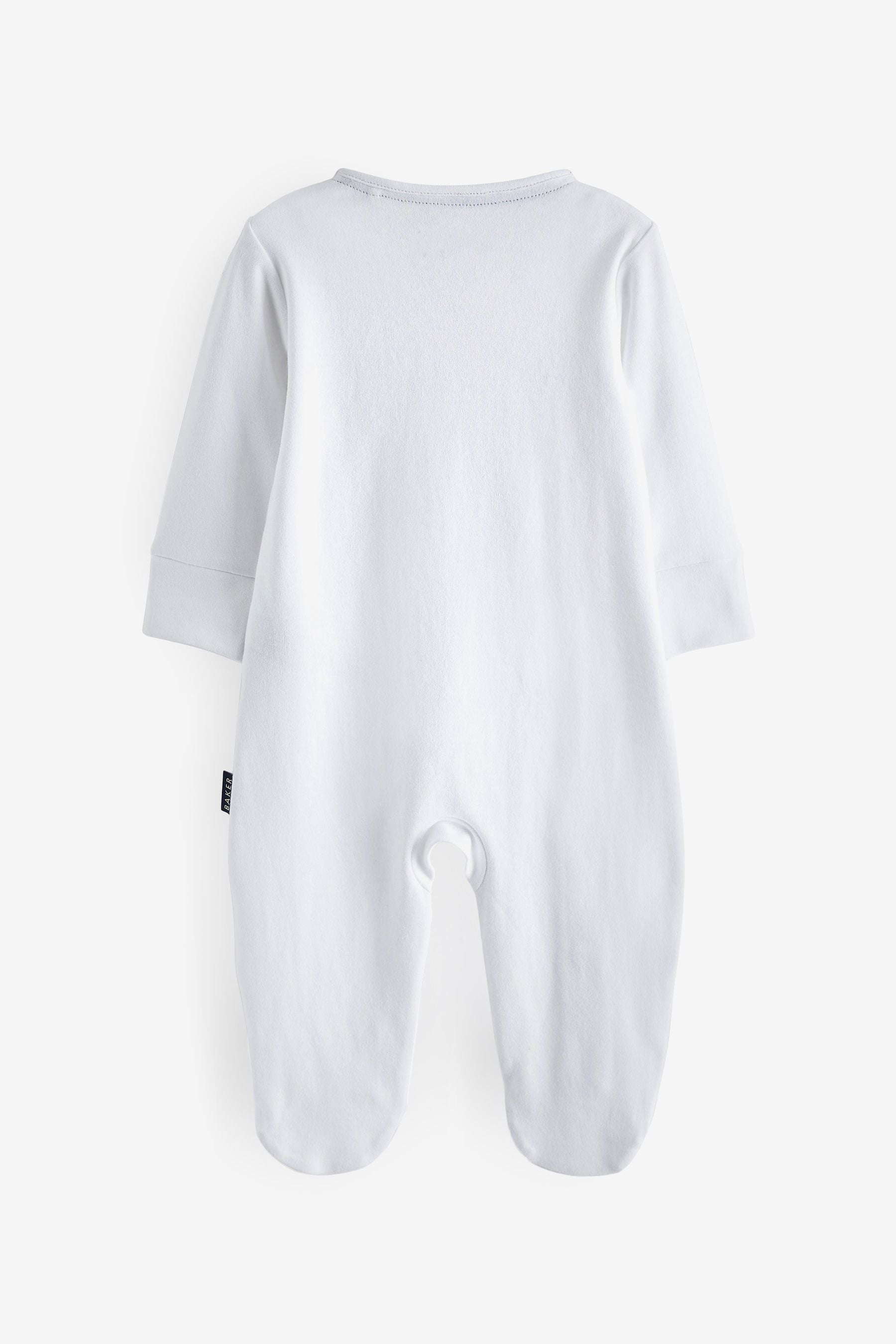 Baker by Ted Baker Born in 2024 White Sleepsuit