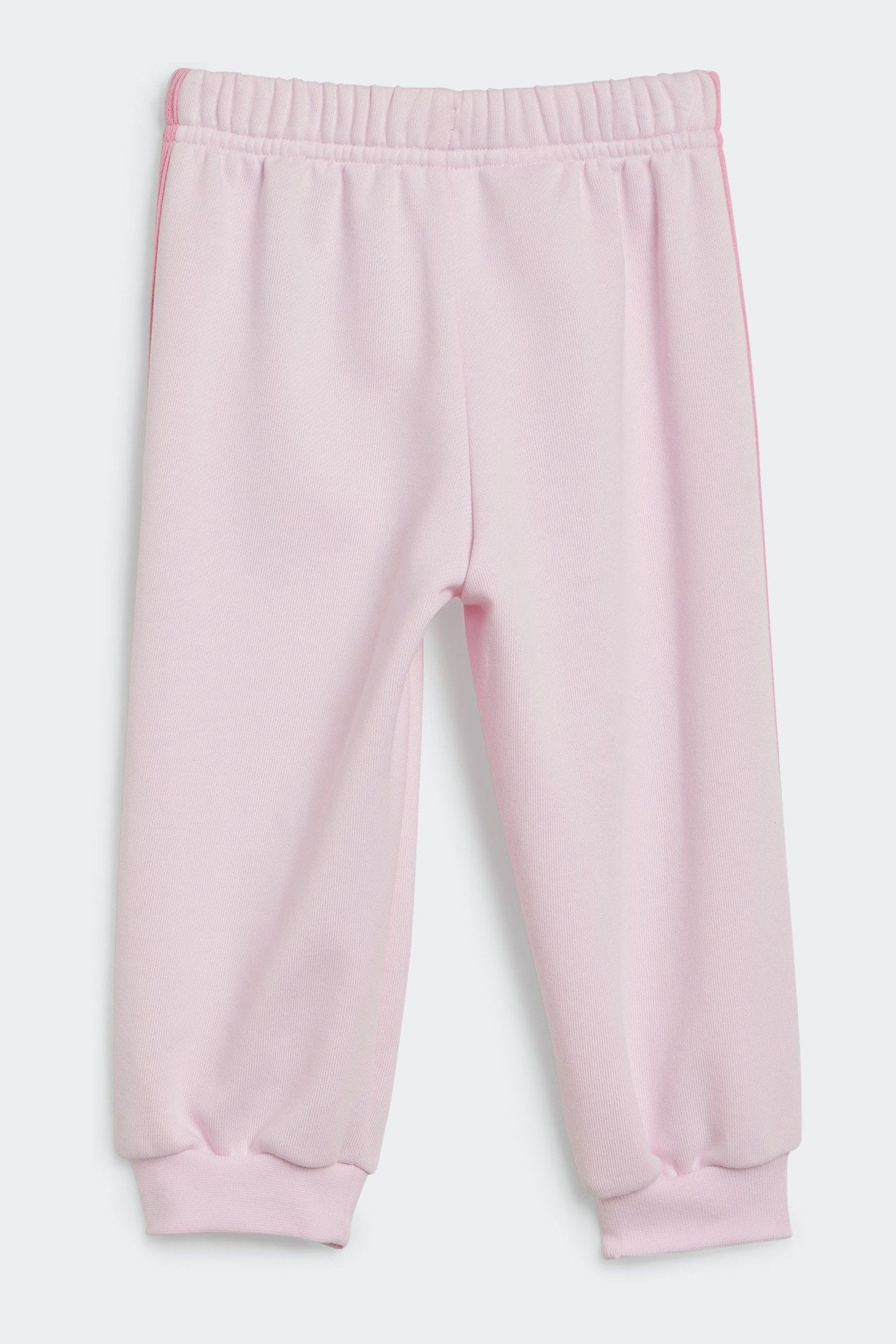 Pink adidas Sportswear Essentials Allover Print Jogger Set