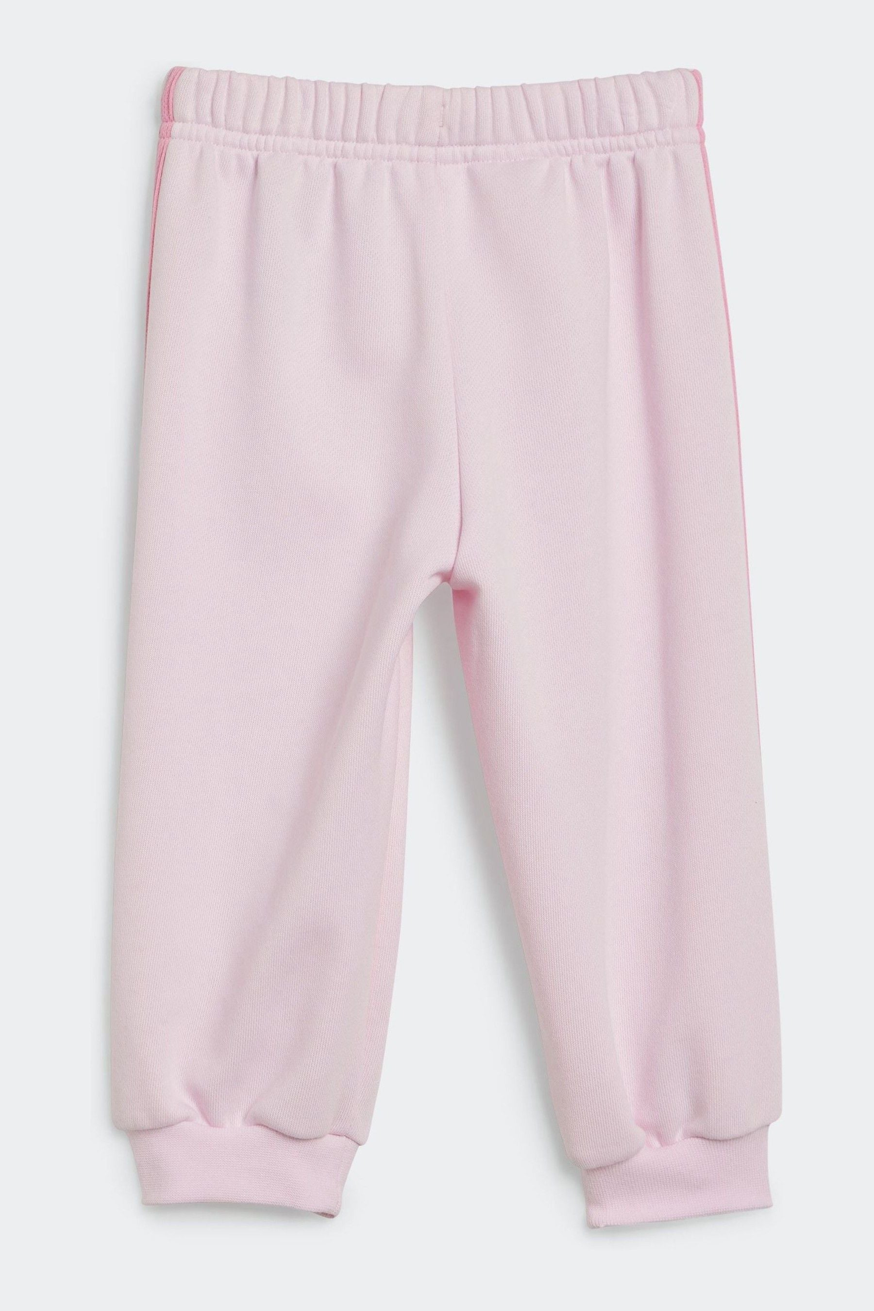 adidas Pink Sportswear Essentials Allover Print Jogger Set