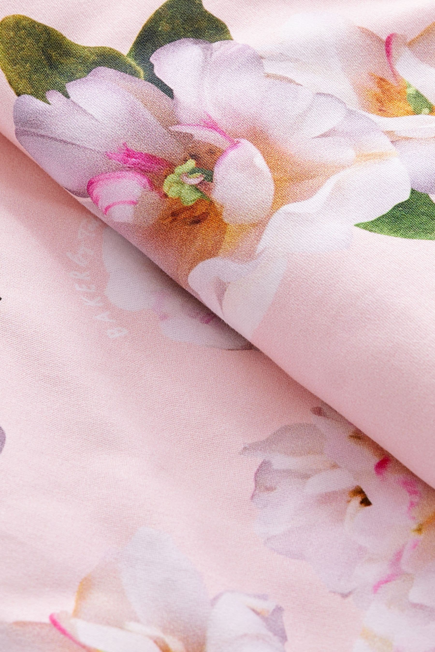 Baker by Ted Baker Pink Floral 100% Cotton Blanket