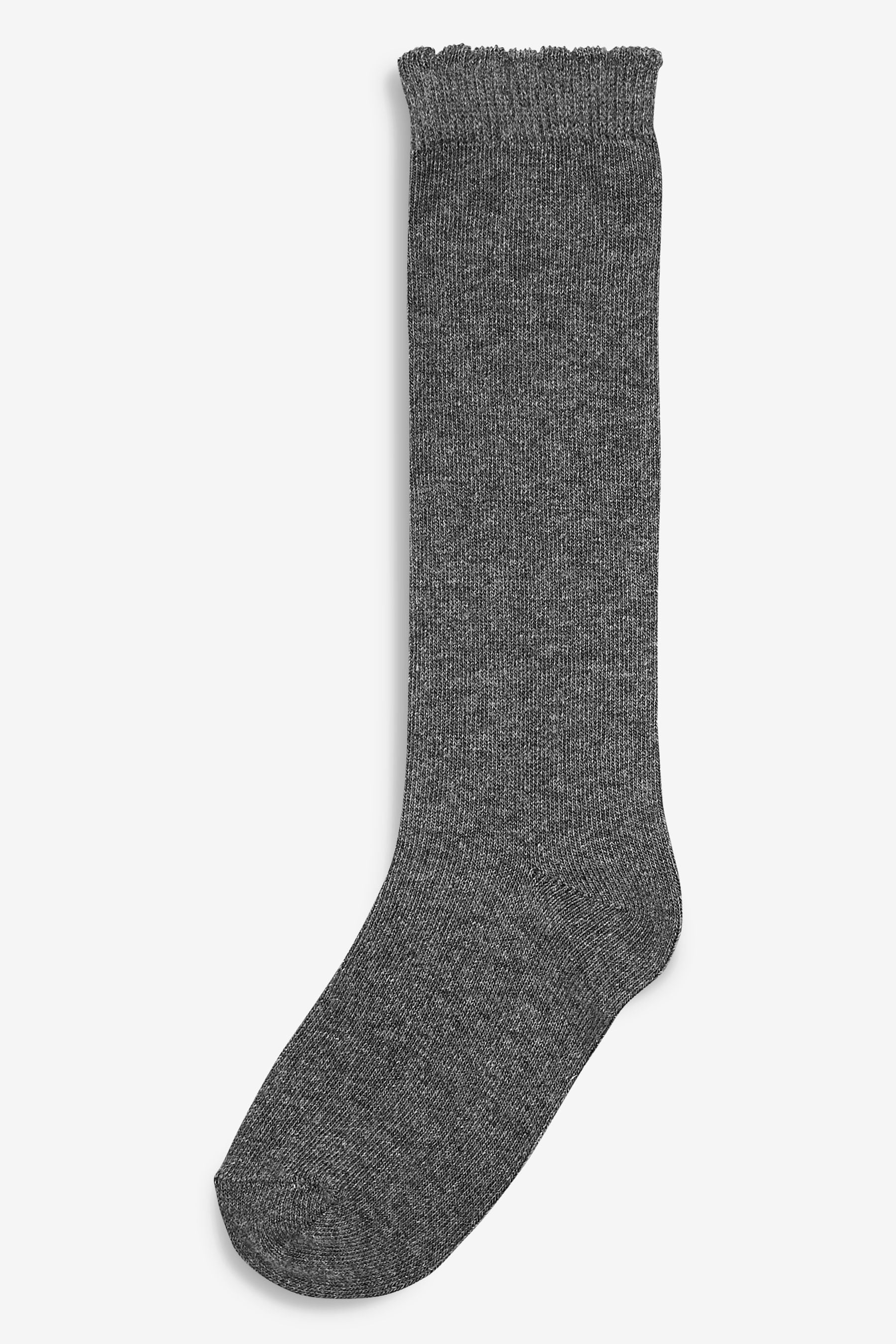 Grey Grey 3 Pack Cotton Rich Knee High School Socks