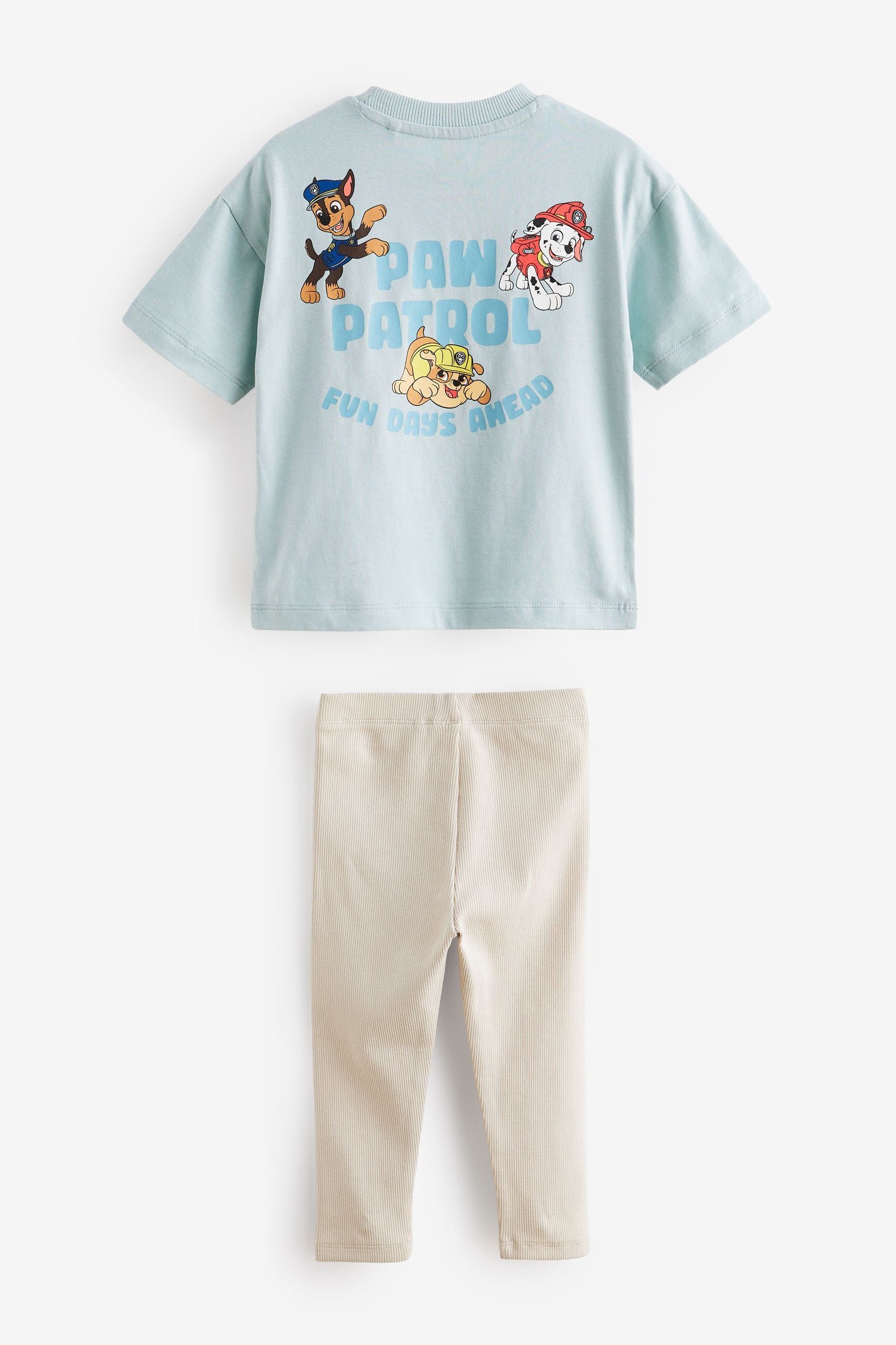 Blue Paw Patrol 100% Cotton T-Shirt and Leggings Set (3mths-8yrs)