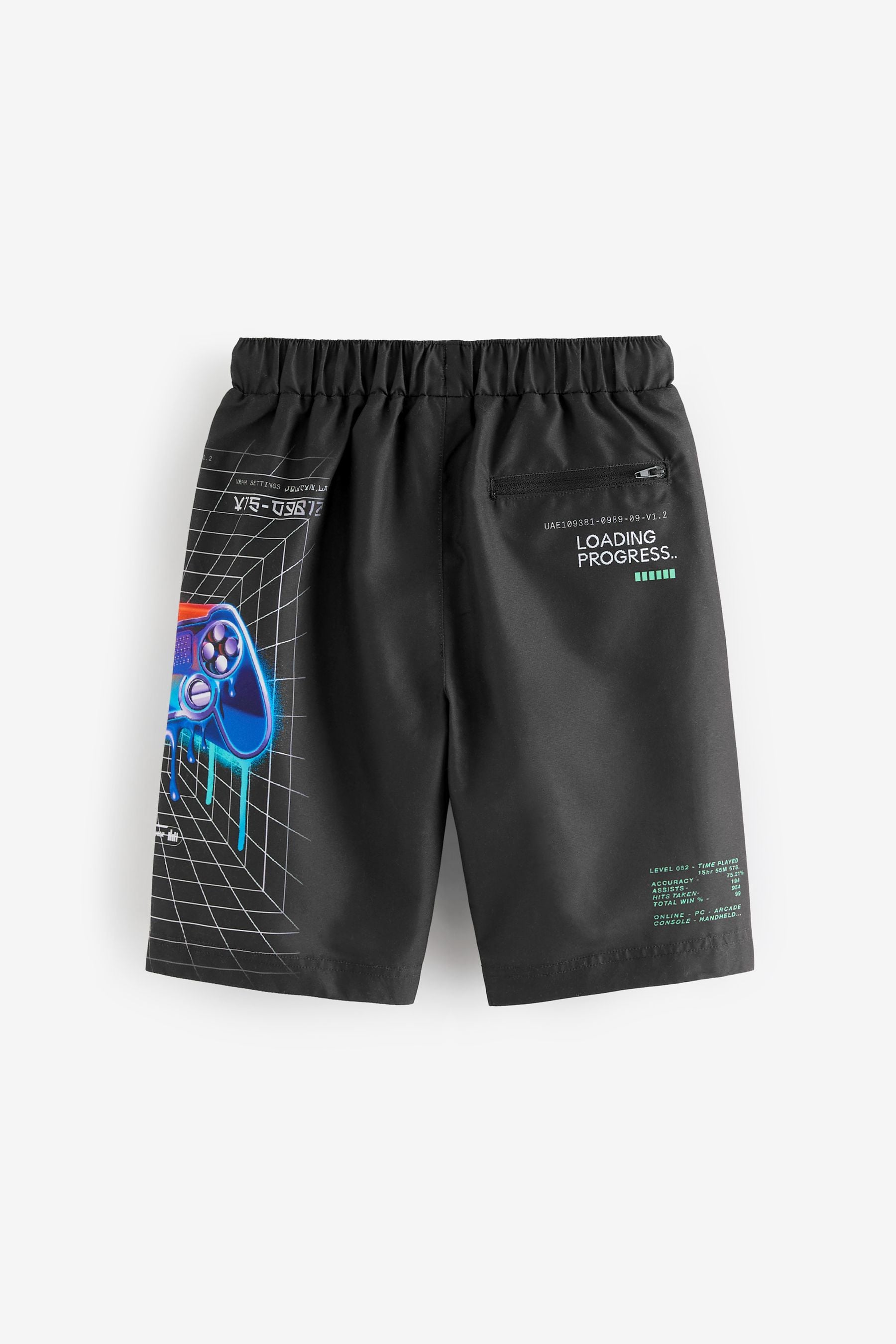 Black Board Swim Shorts (3-16yrs)