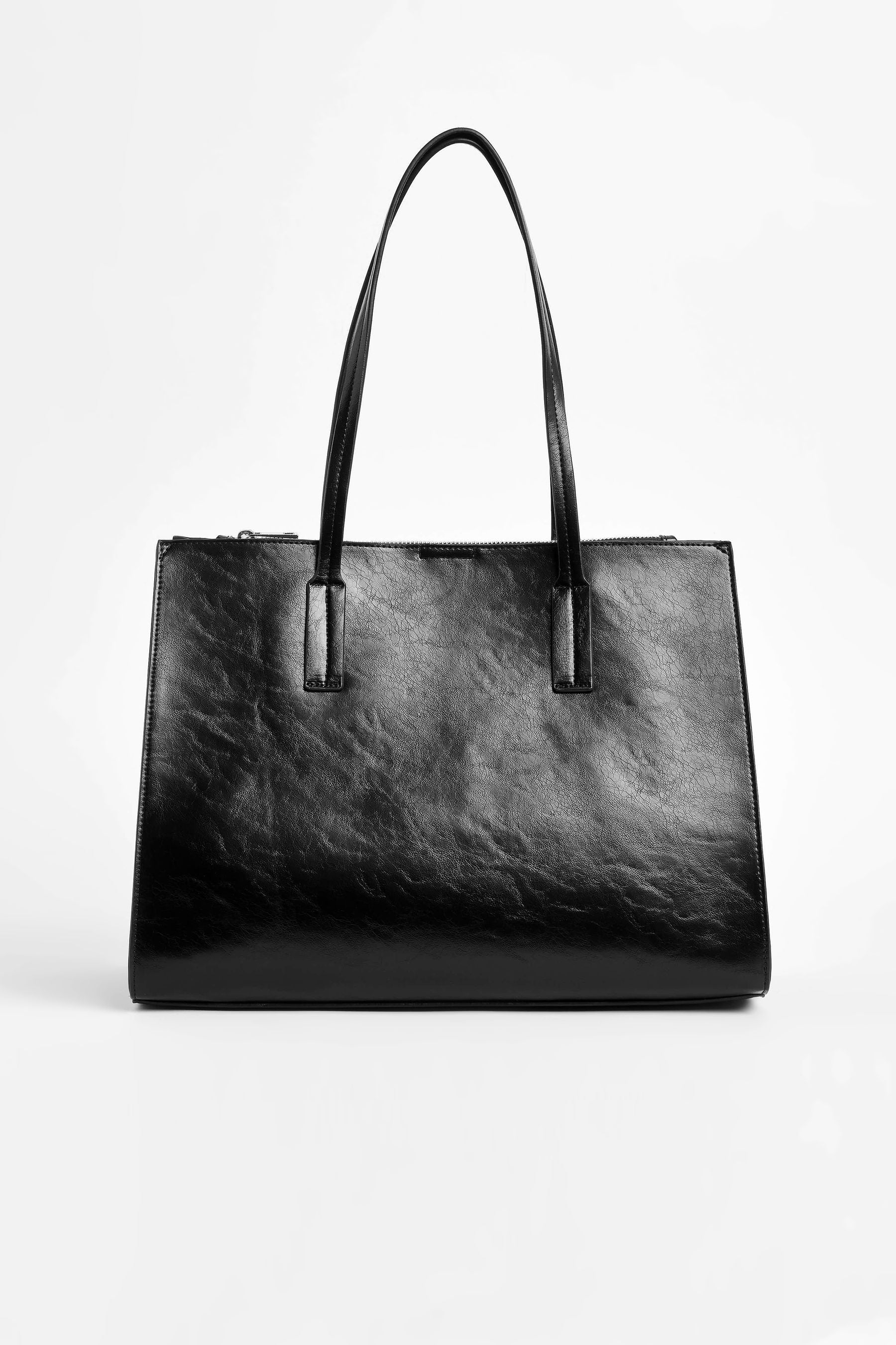 Black Formal Open Tote Bag