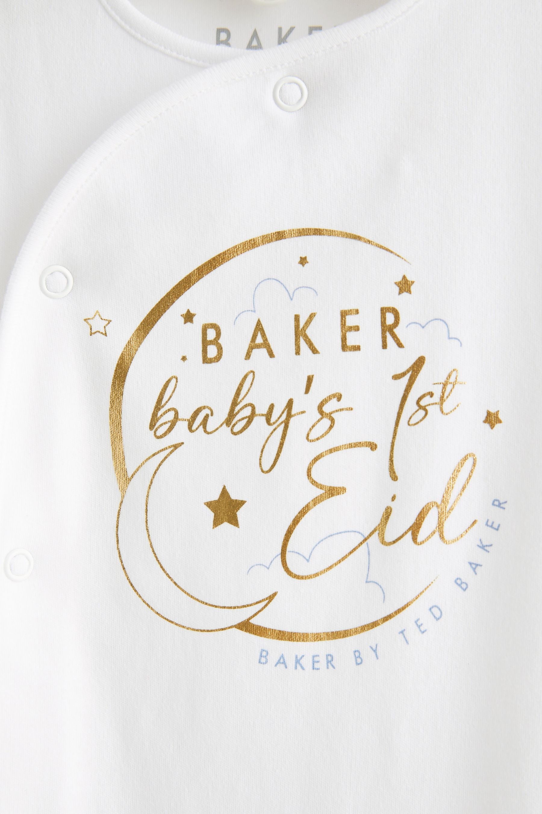 Baker by Ted Baker Baby First Eid Cotton Sleepsuit