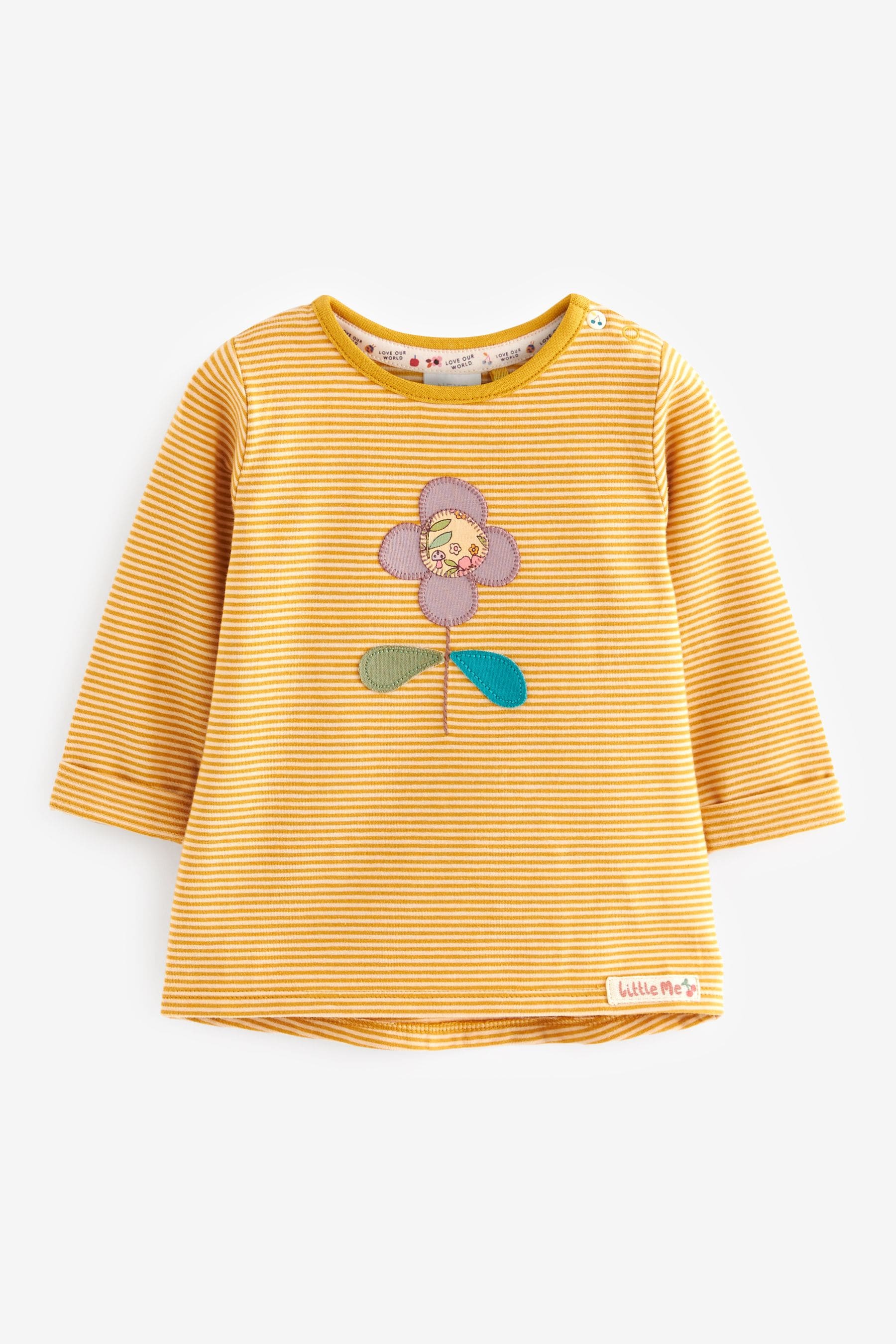 Orange/Purple Character Baby Long Sleeve Tops 4 Pack