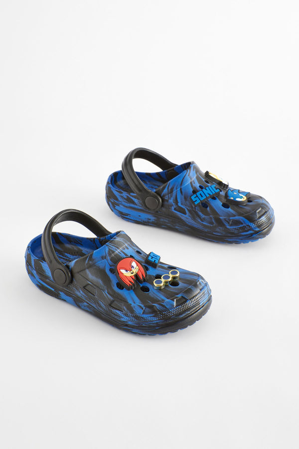 Blue Marble Sonic Clogs