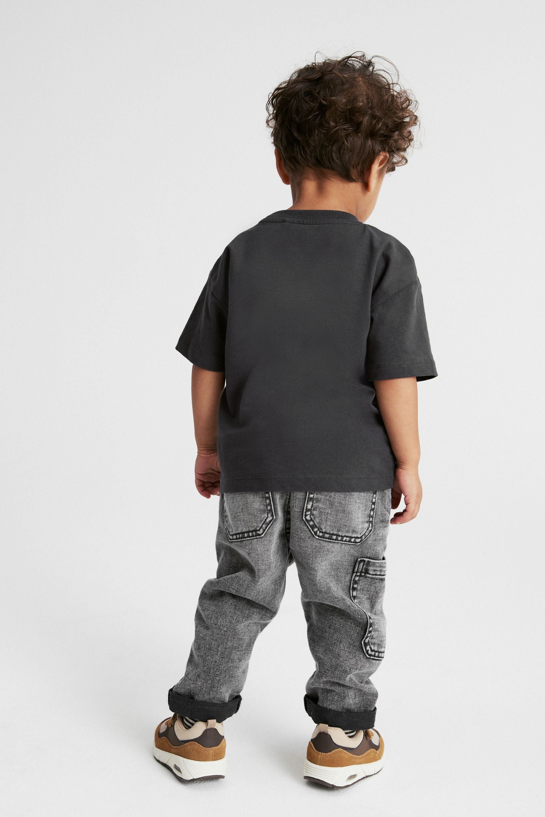 Grey Denim Utility Jeans (3mths-7yrs)