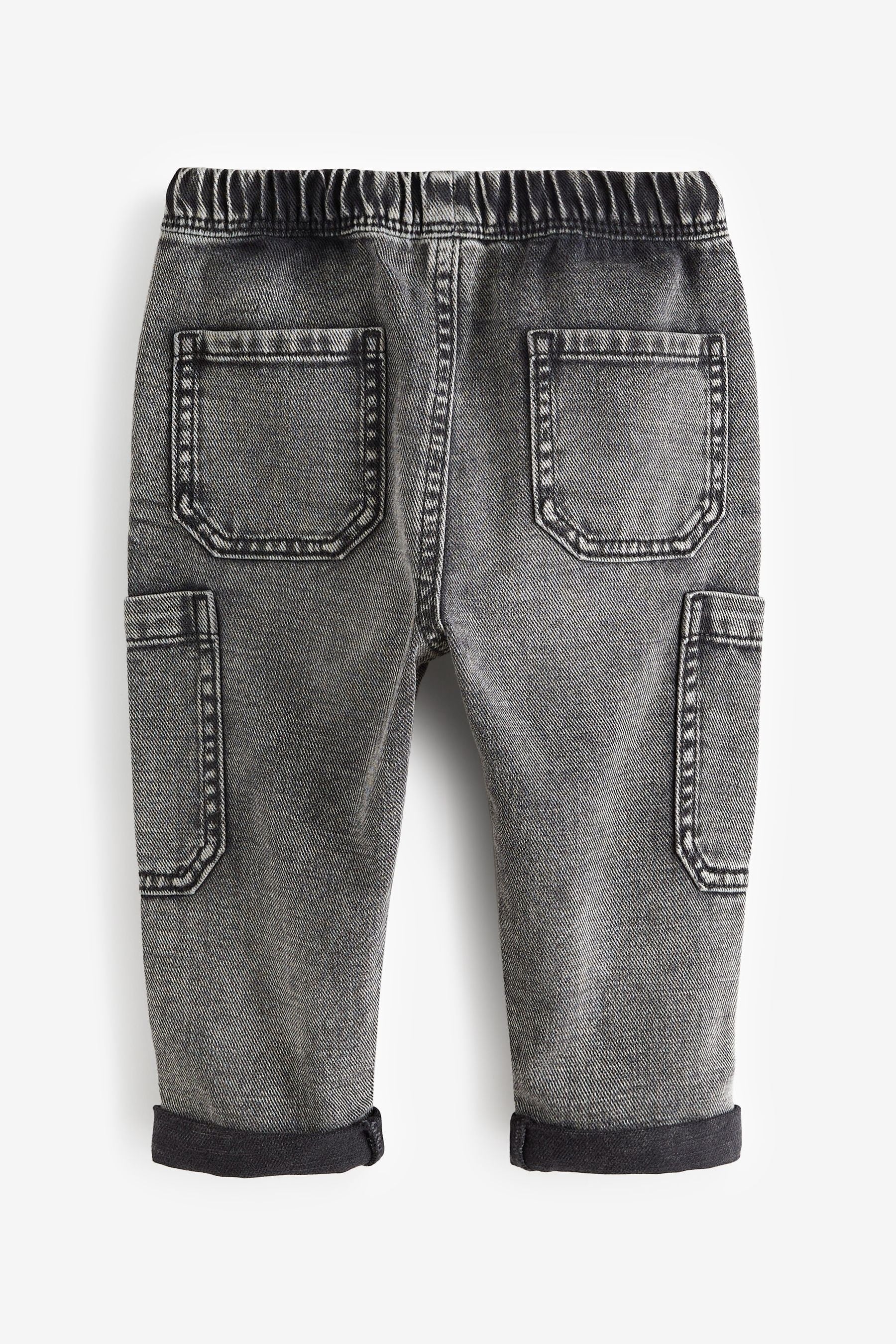 Grey Denim Utility Jeans (3mths-7yrs)