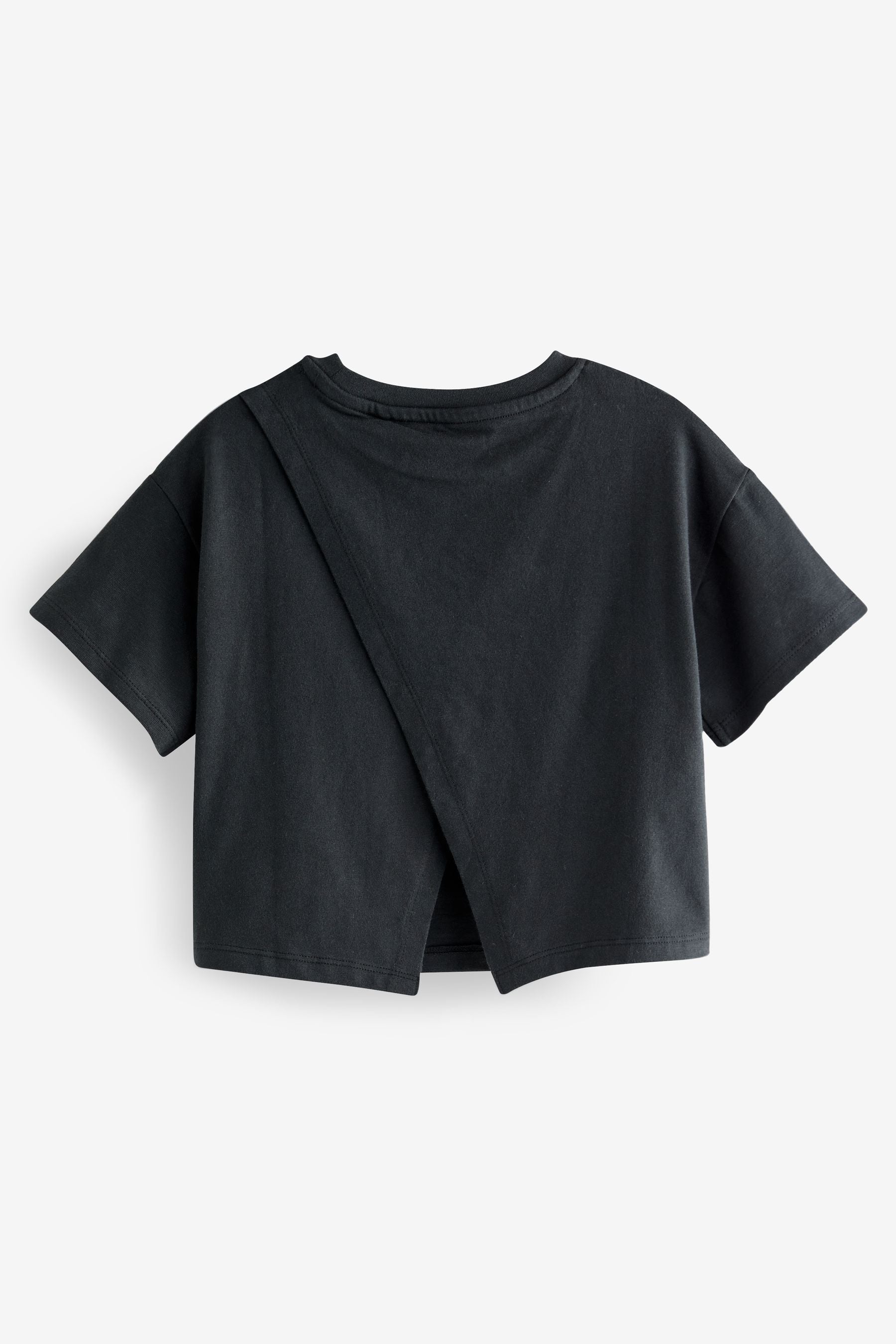 Black Summer Sequin T-Shirt (3-16yrs)