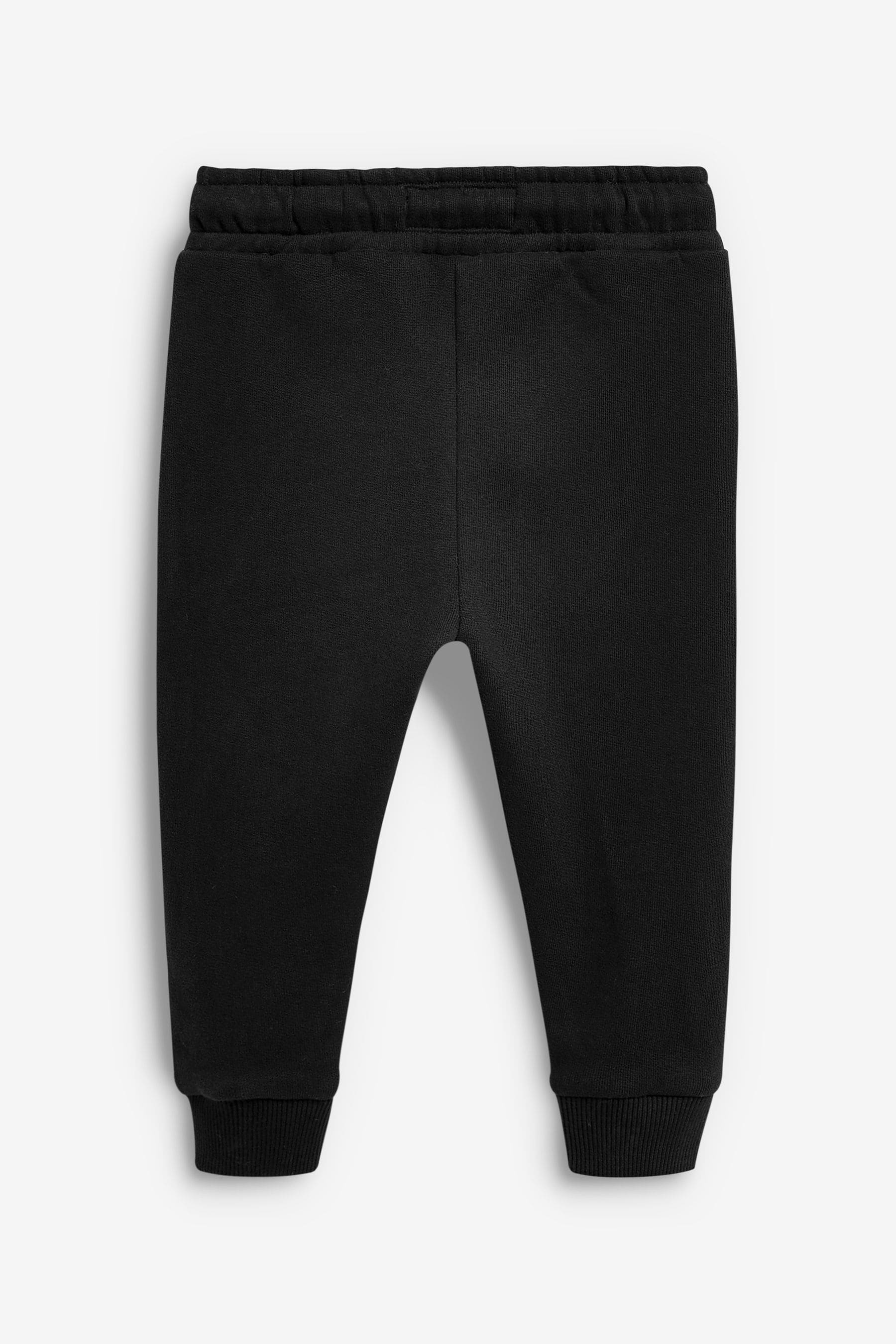 Black Soft Touch Jersey Joggers (3mths-7yrs)