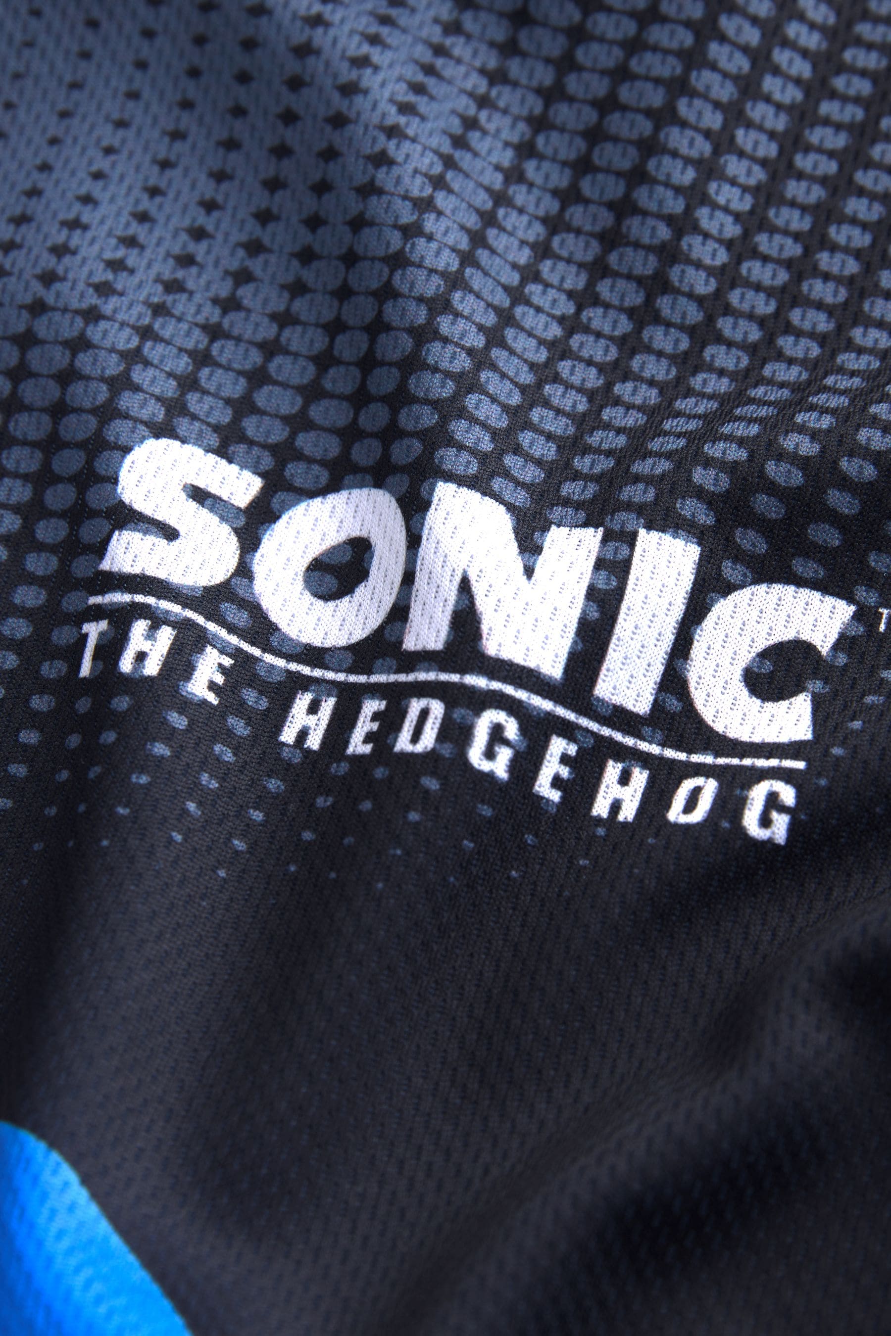 Blue/Black Licensed Sonic Football Inspired T-Shirt and Short Set (3-16yrs)