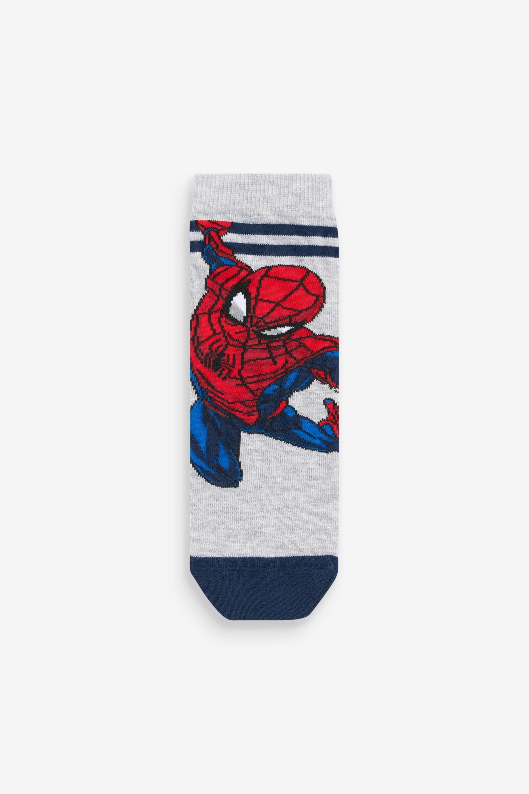 Spiderman License Character Cotton Rich Socks 5 Pack