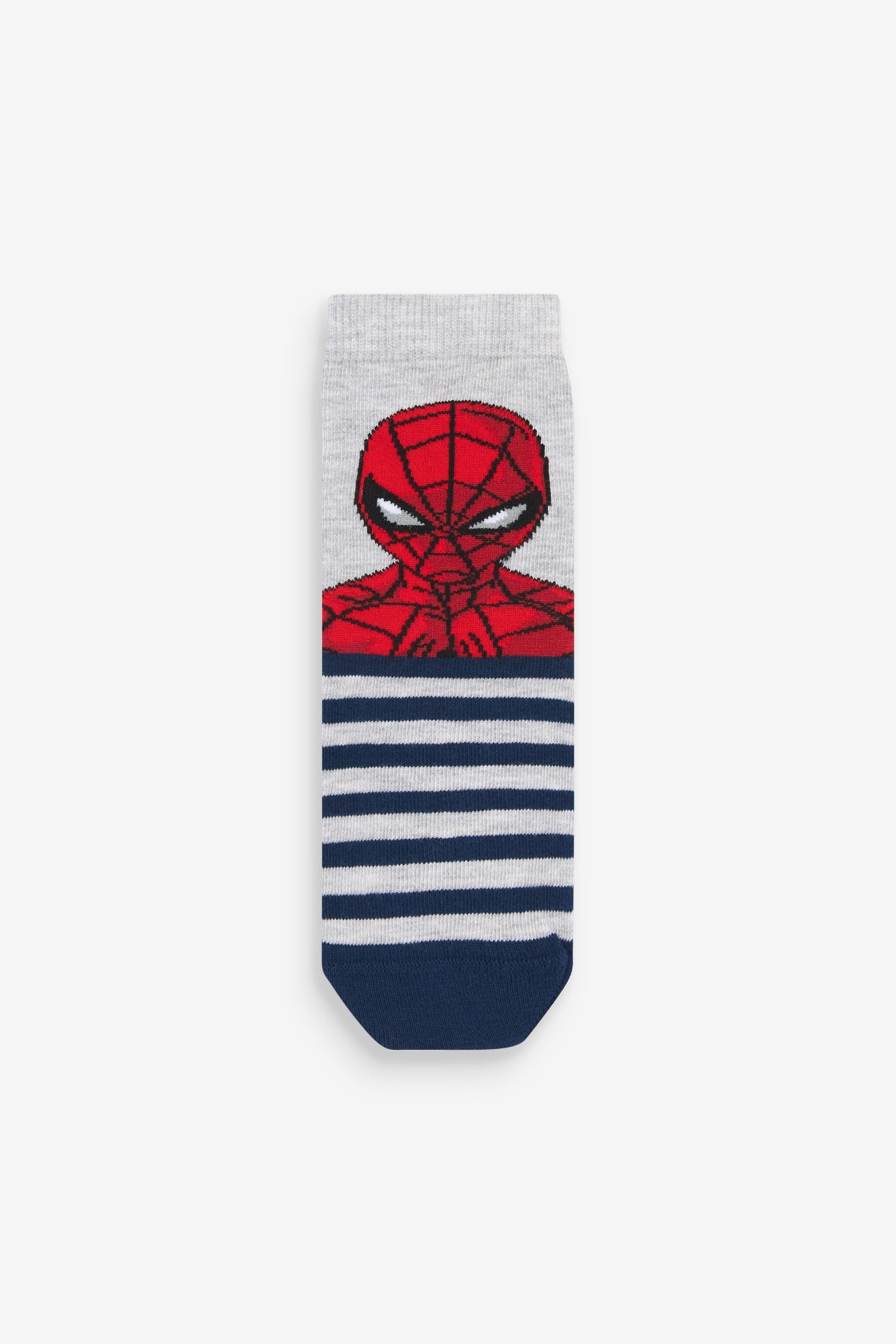 Spiderman License Character 5 Pack Cotton Rich Socks