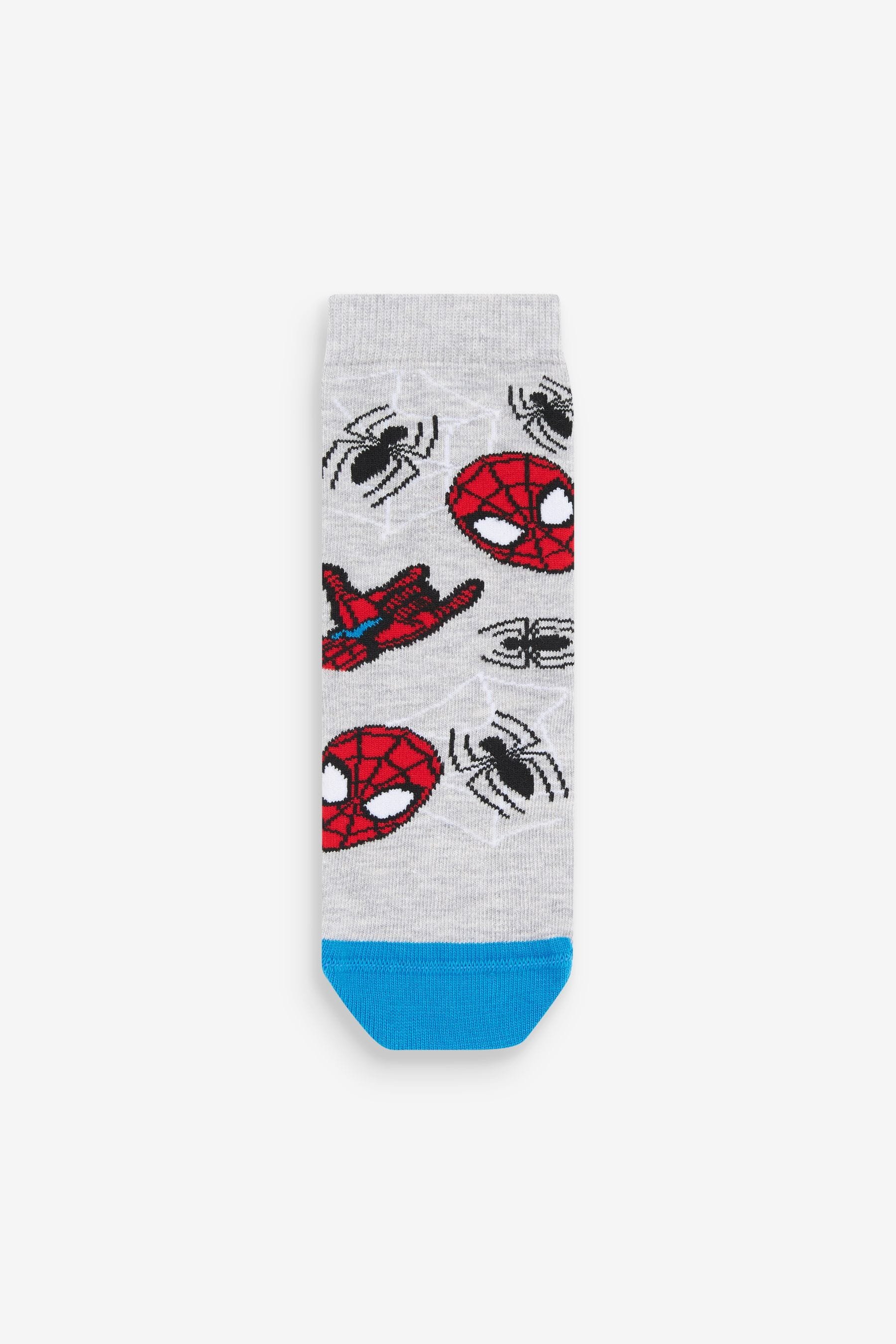 Spiderman License Character 5 Pack Cotton Rich Socks