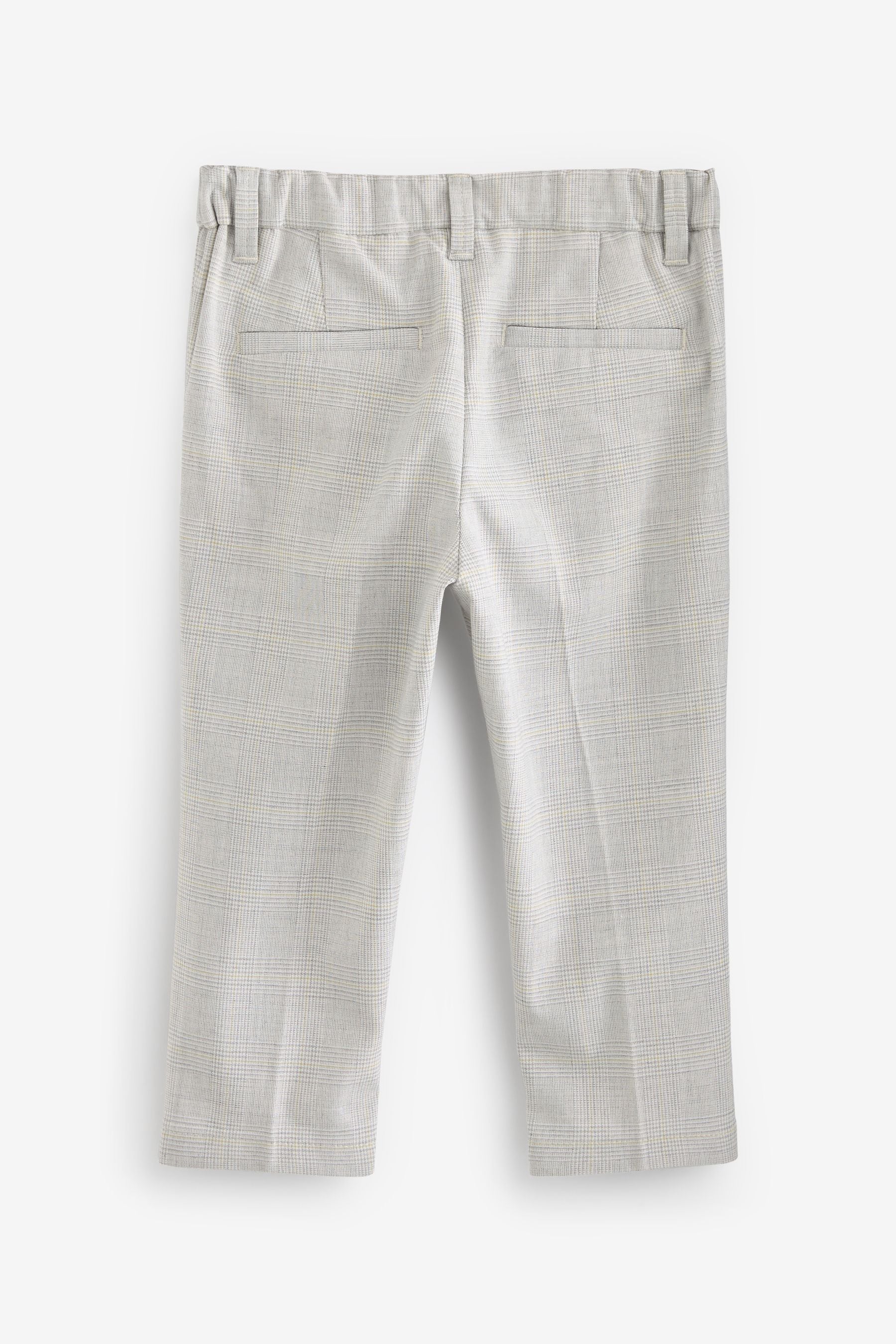 Neutral Check Formal Trousers (3mths-7yrs)