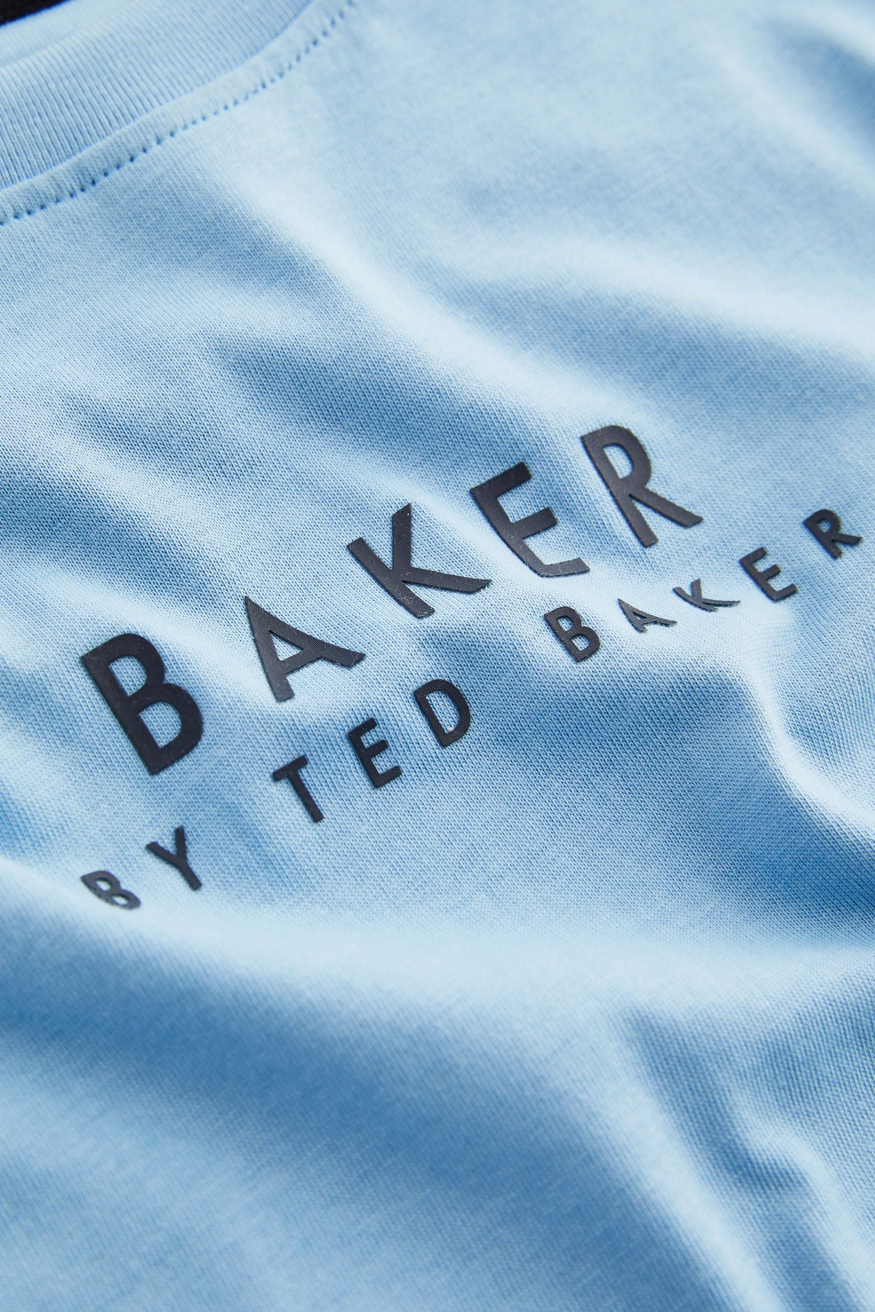 Baker by Ted Baker Long Sleeve Logo 100% Cotton T-Shirt