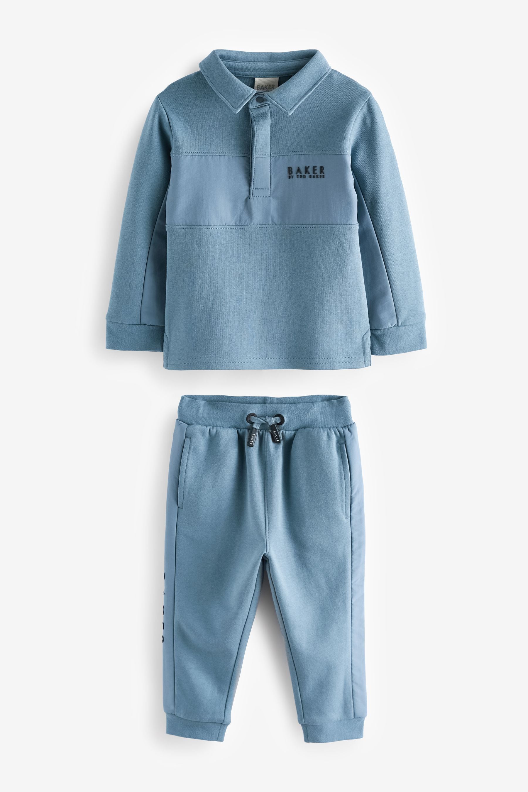 Baker by Ted Baker (0-4yrs) Blue Polo and Jogger Set