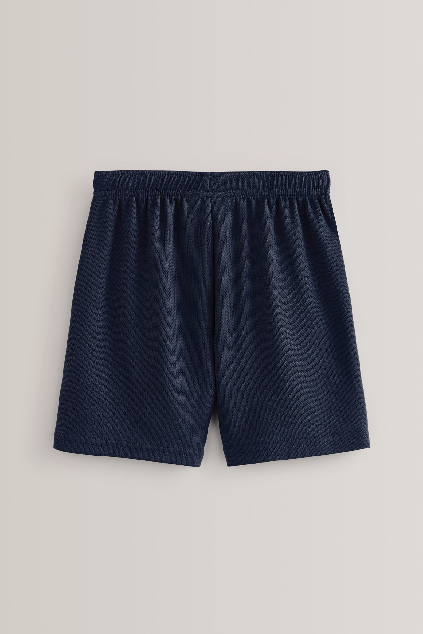 Navy Blue Single Sports Shorts (3-16yrs)