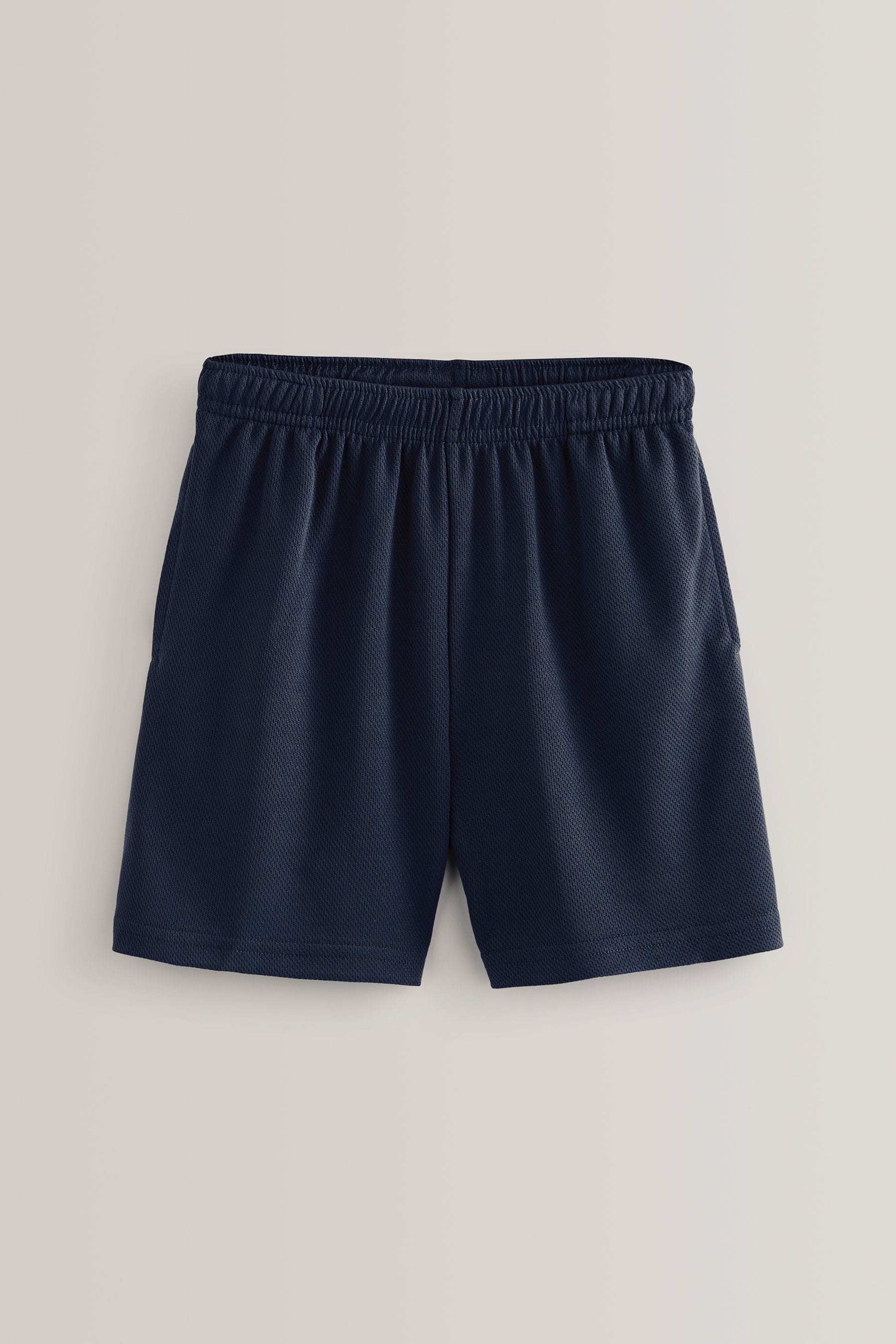 Navy Blue Single Sports Shorts (3-16yrs)