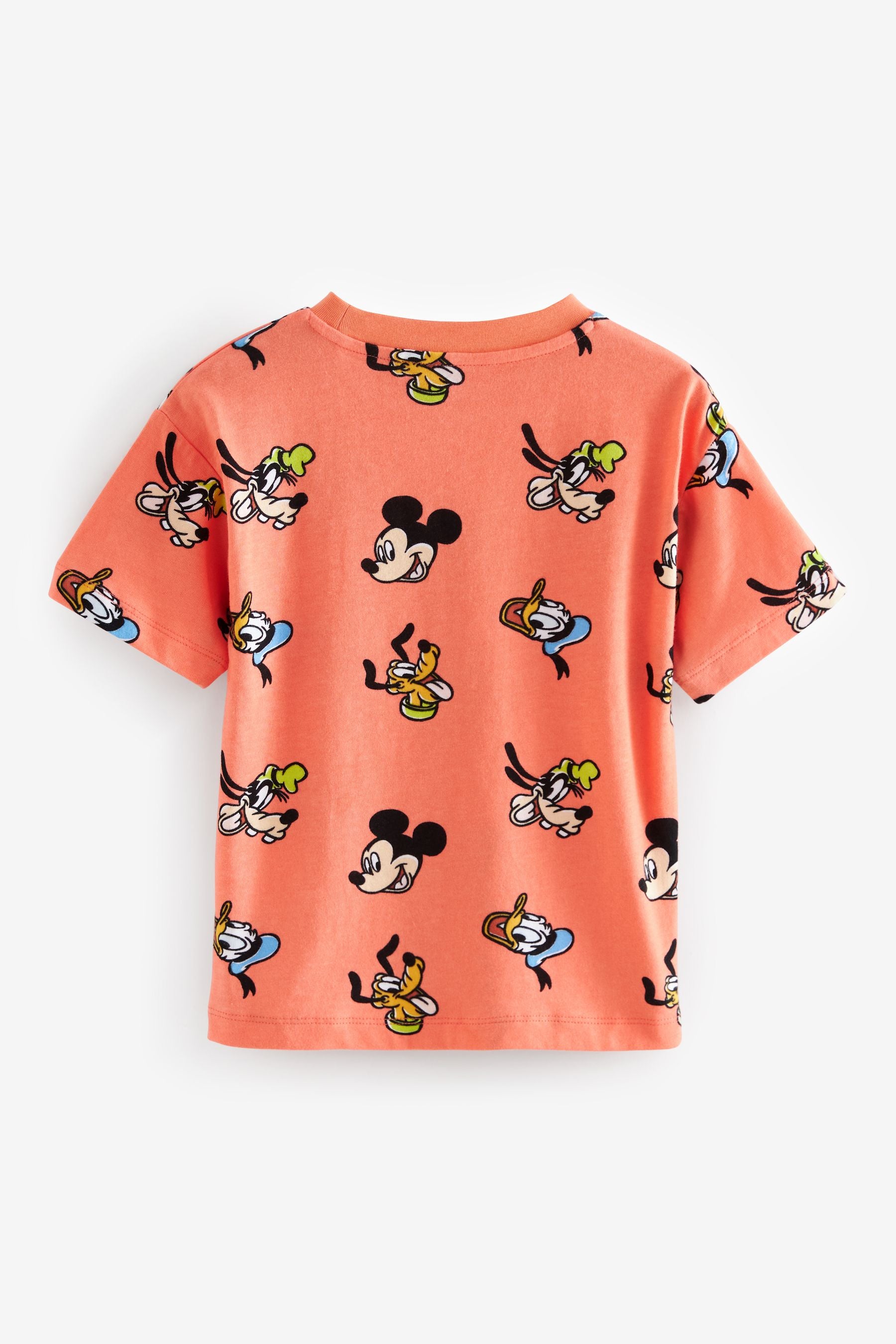 Coral Pink Mickey Short Sleeve T-Shirt (6mths-8yrs)