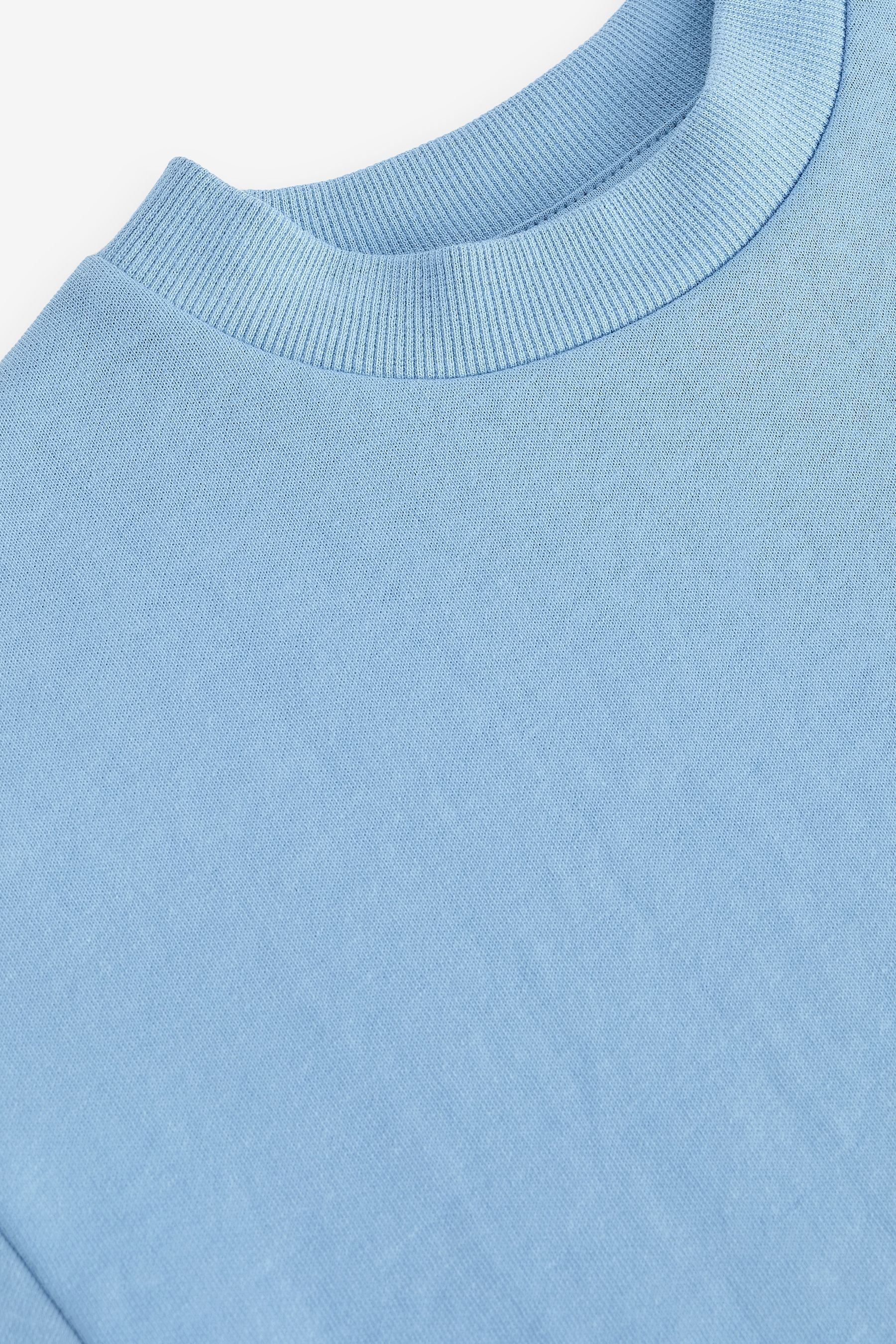 Blue Relaxed Fit Heavyweight T-Shirt (3-16yrs)