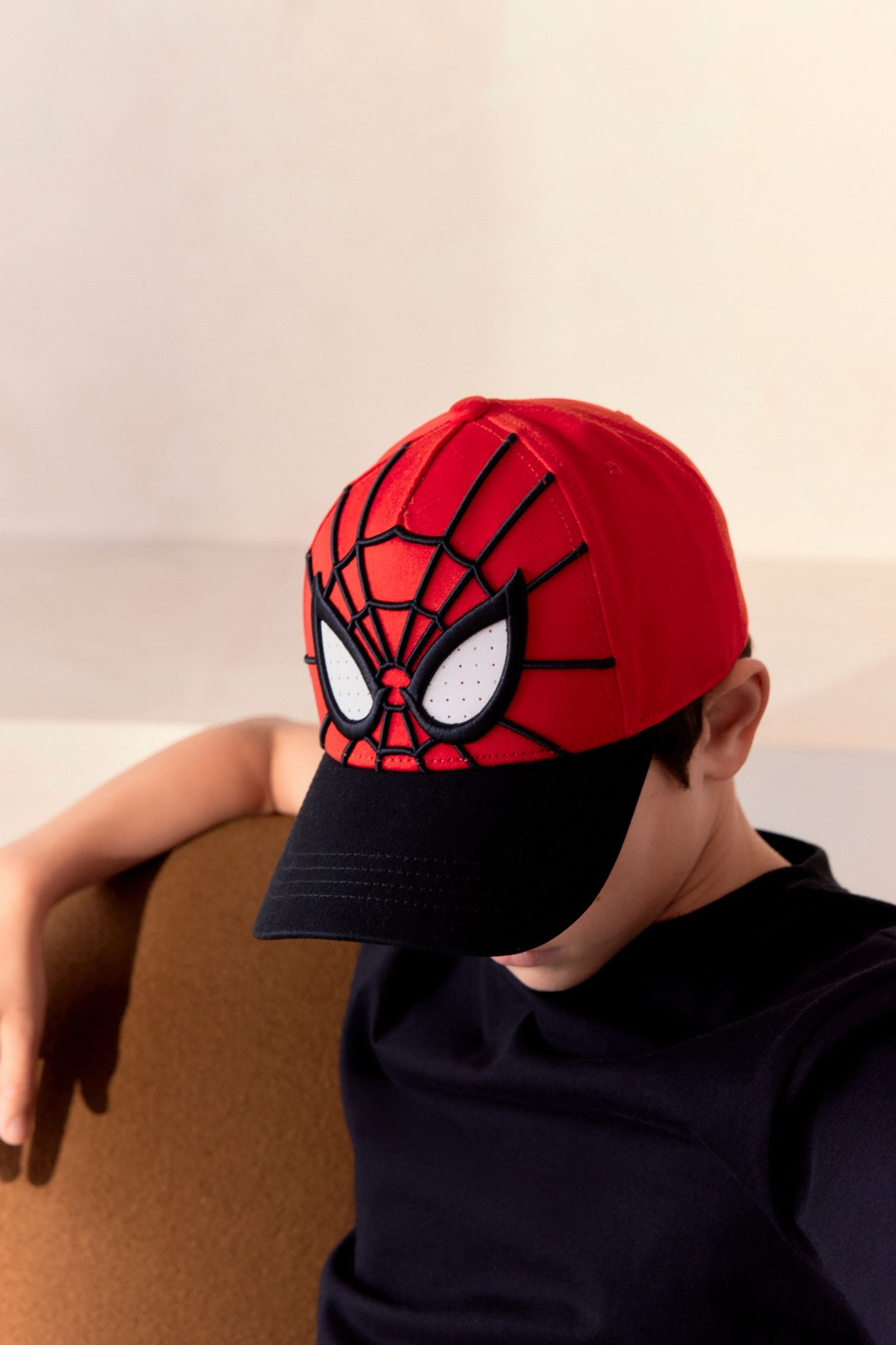 Red Spider-Man 100% Cotton License Cap (1-16yrs)