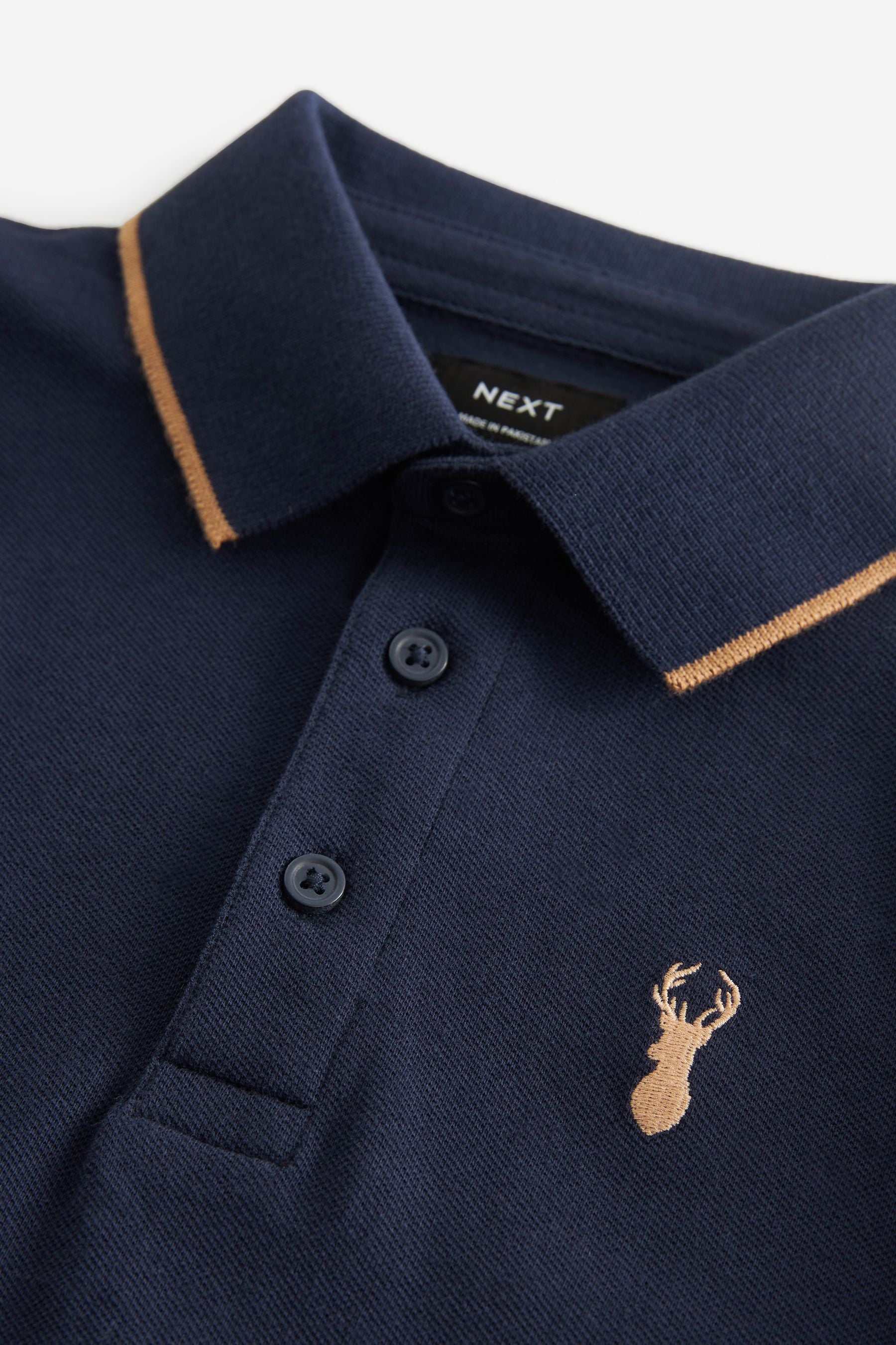 Blue Navy Short Sleeve Polo Shirt (3-16yrs)