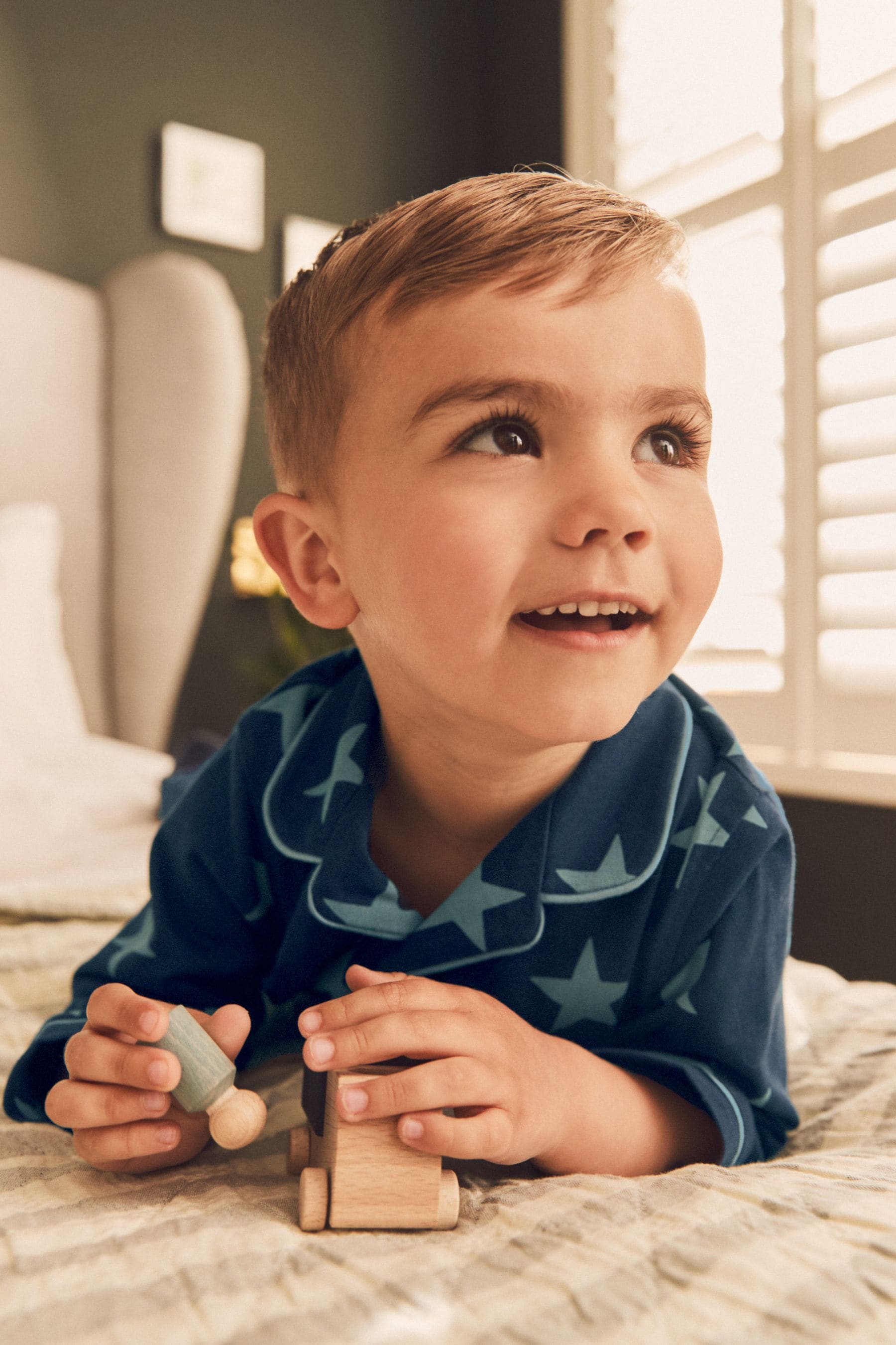 Blue Star Button Down Pyjamas (9mths-8yrs)