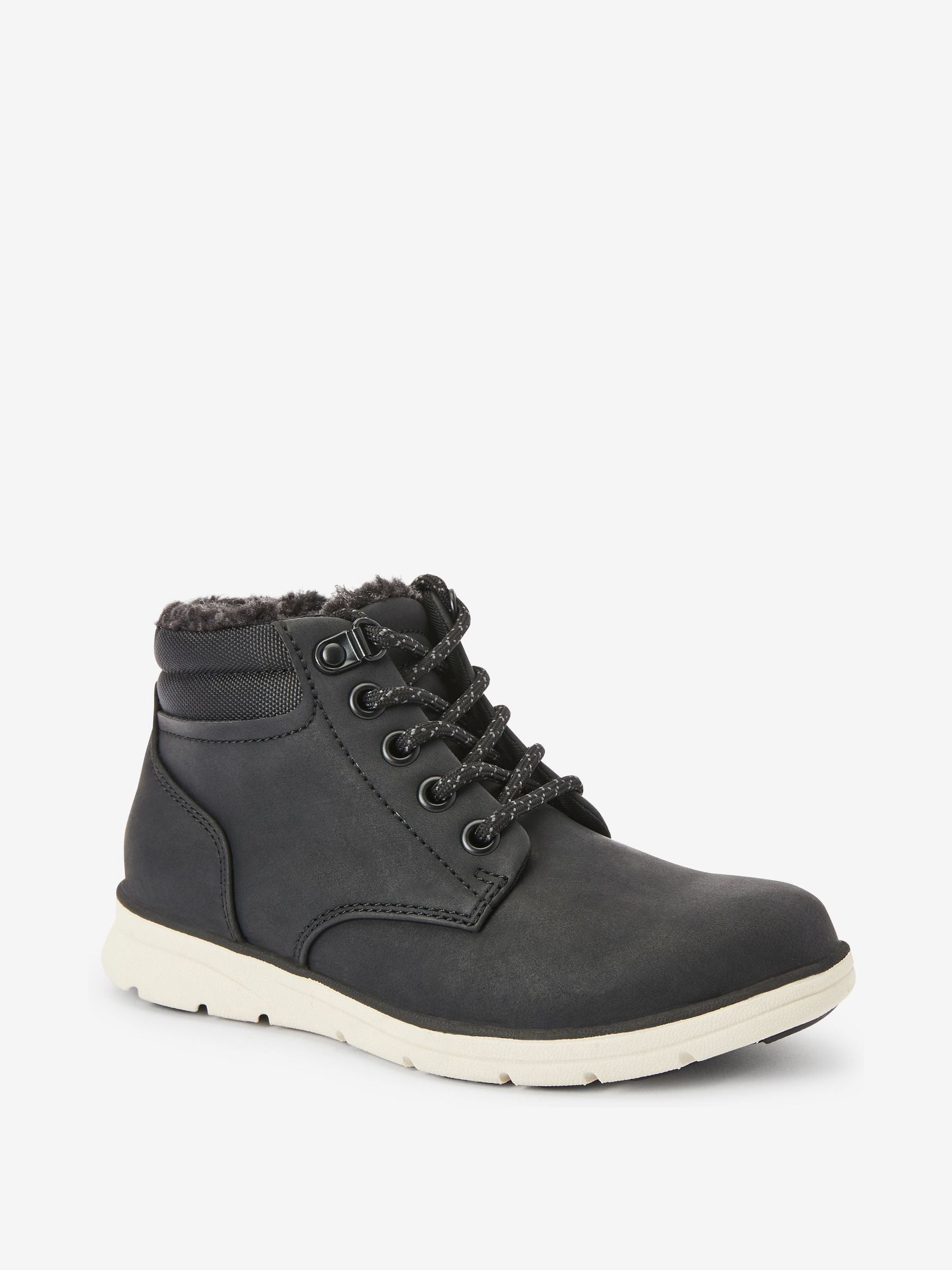 Black Warm Lined Boots