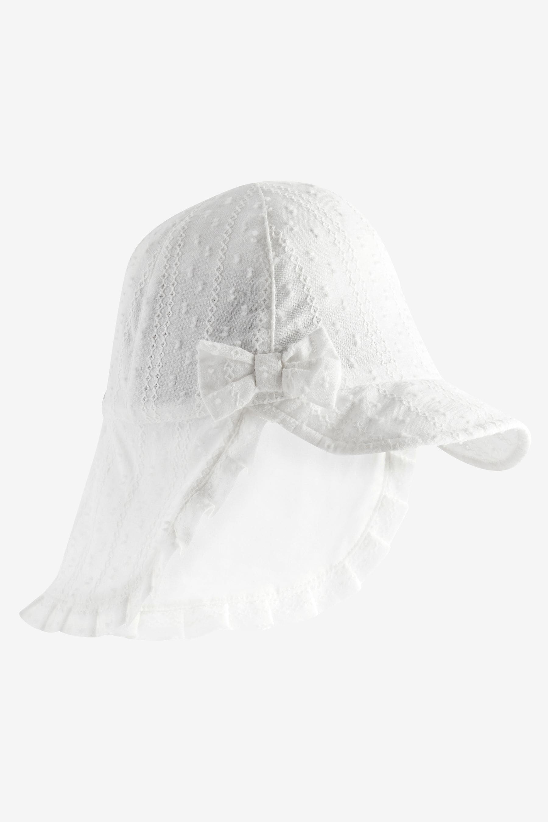 White Legionnaire Baby Hat (0mths-2yrs)