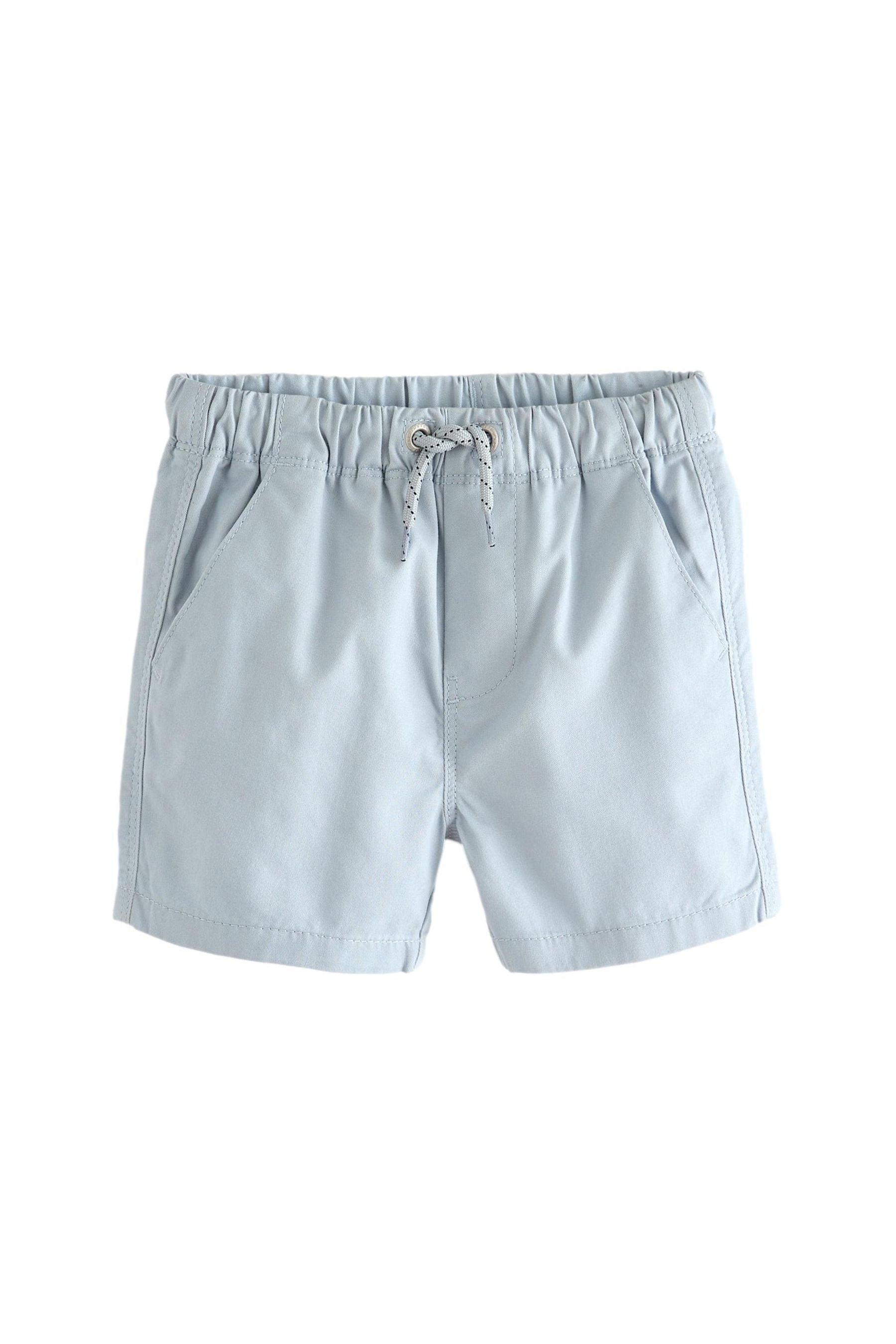 Pale Blue Pull-On Shorts (3mths-7yrs)