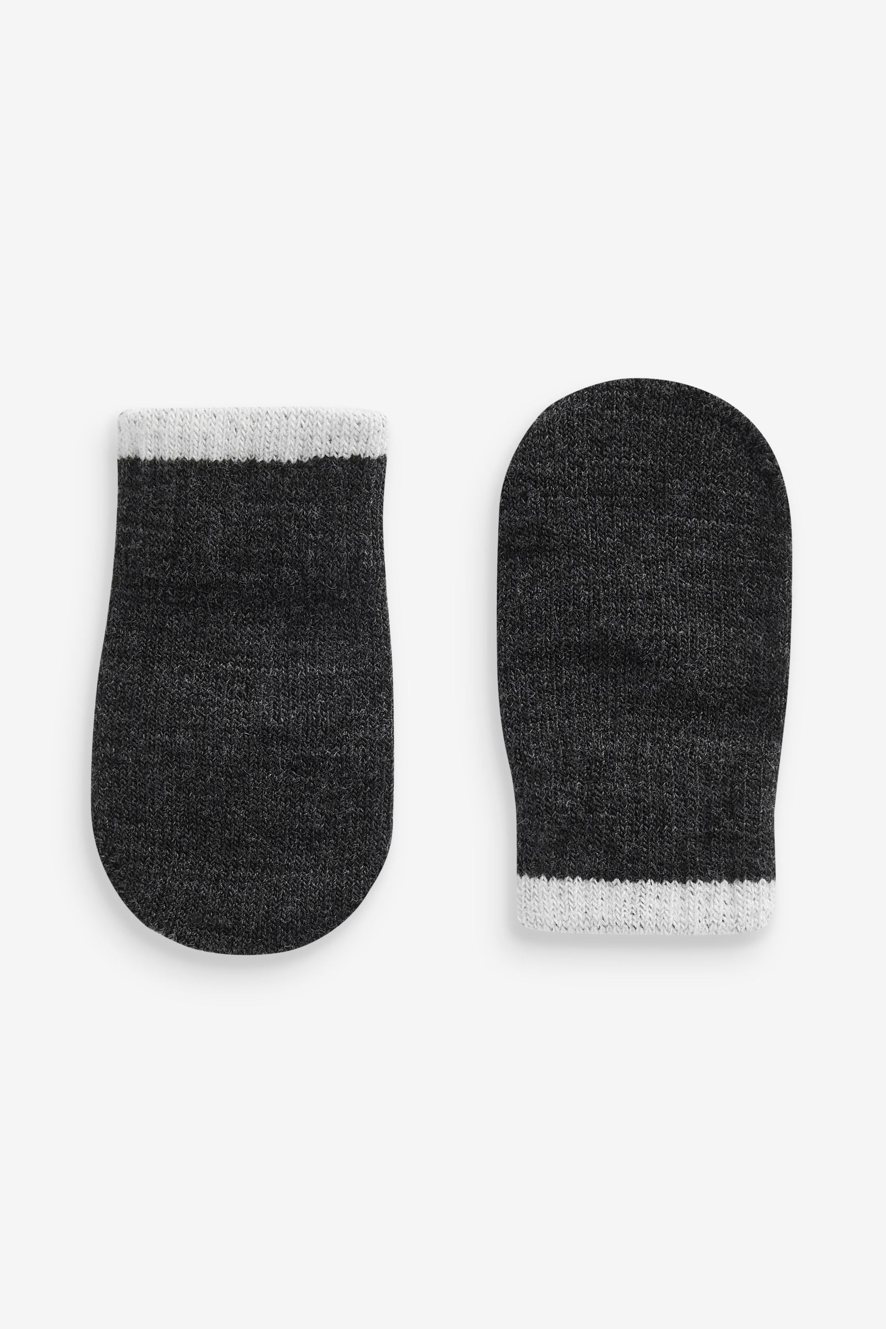 Black/Grey Mittens 3 Pack (3mths-6yrs)