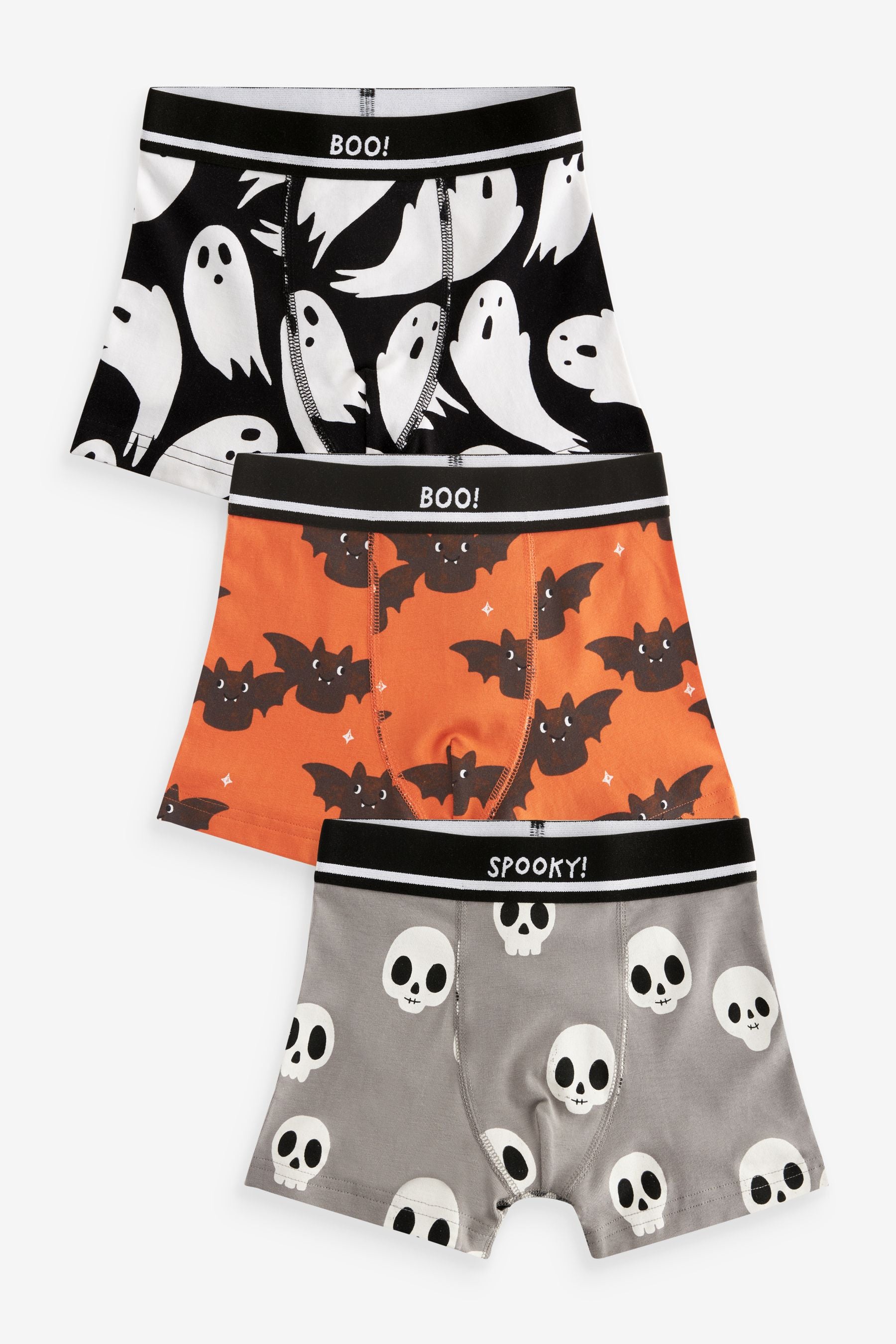 Spooky Halloween Trunks 3 Pack (2-16yrs)