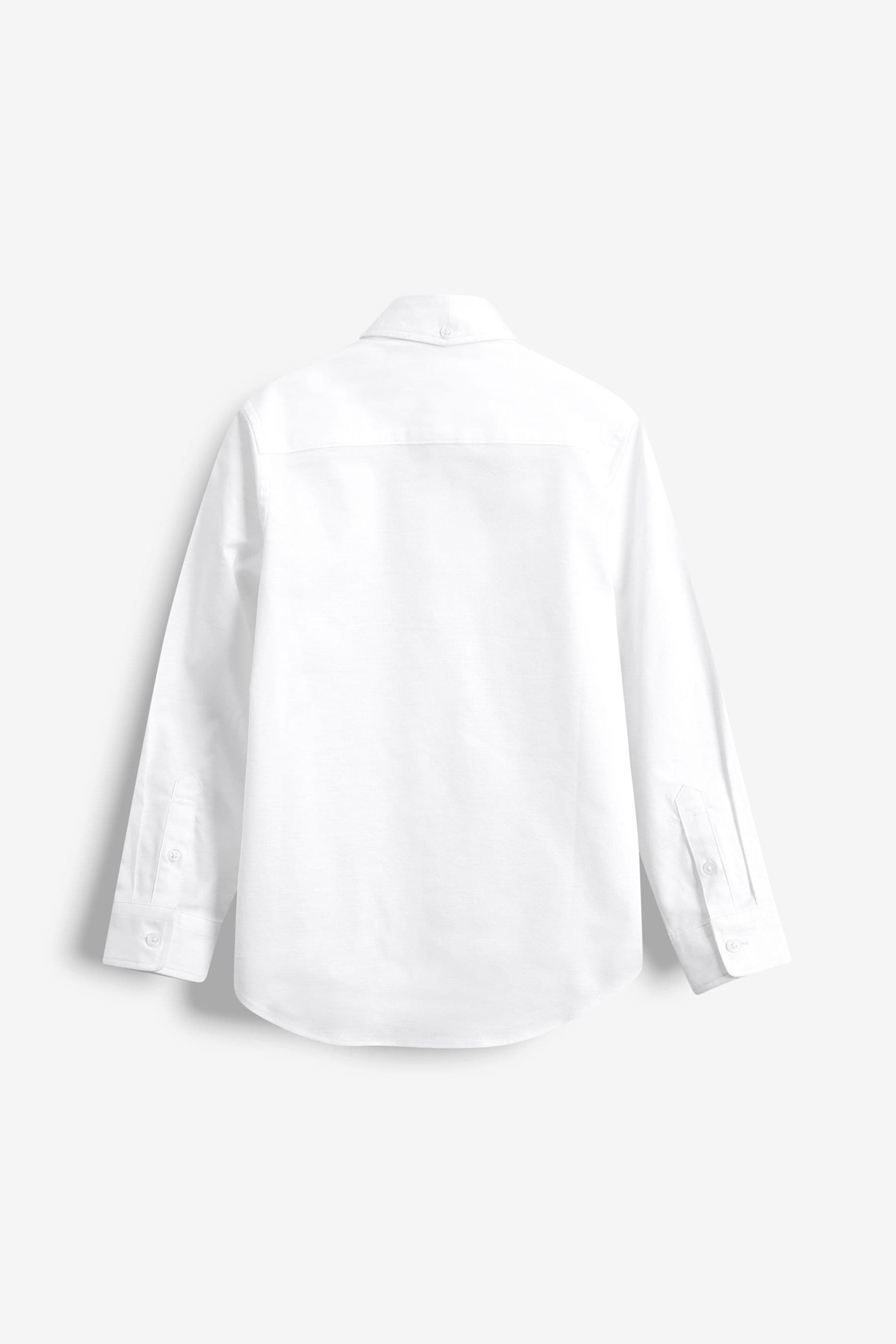 Plain White Single Oxford Shirt (3-16yrs)