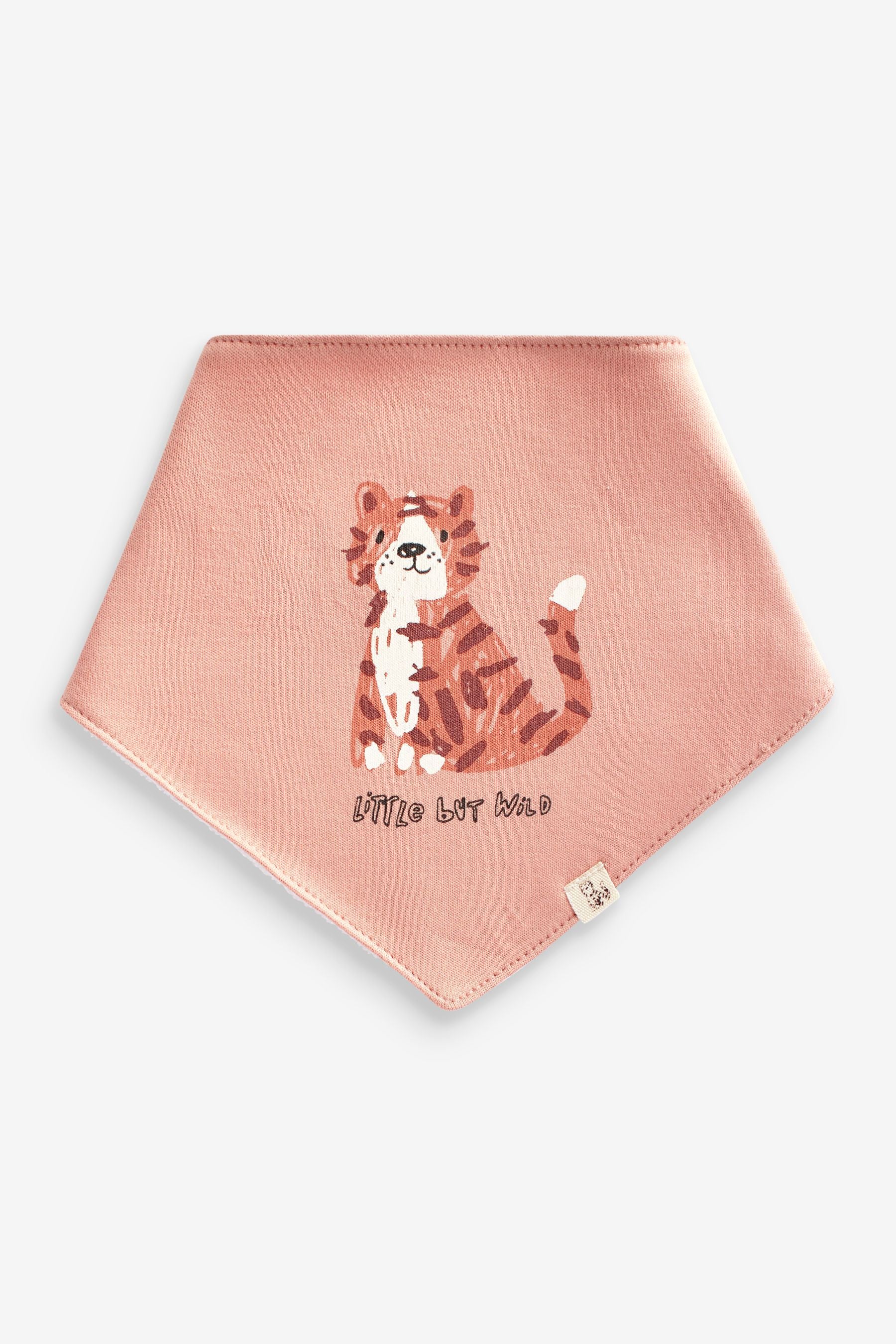 Monochrome Animal Baby Bibs 5 Pack