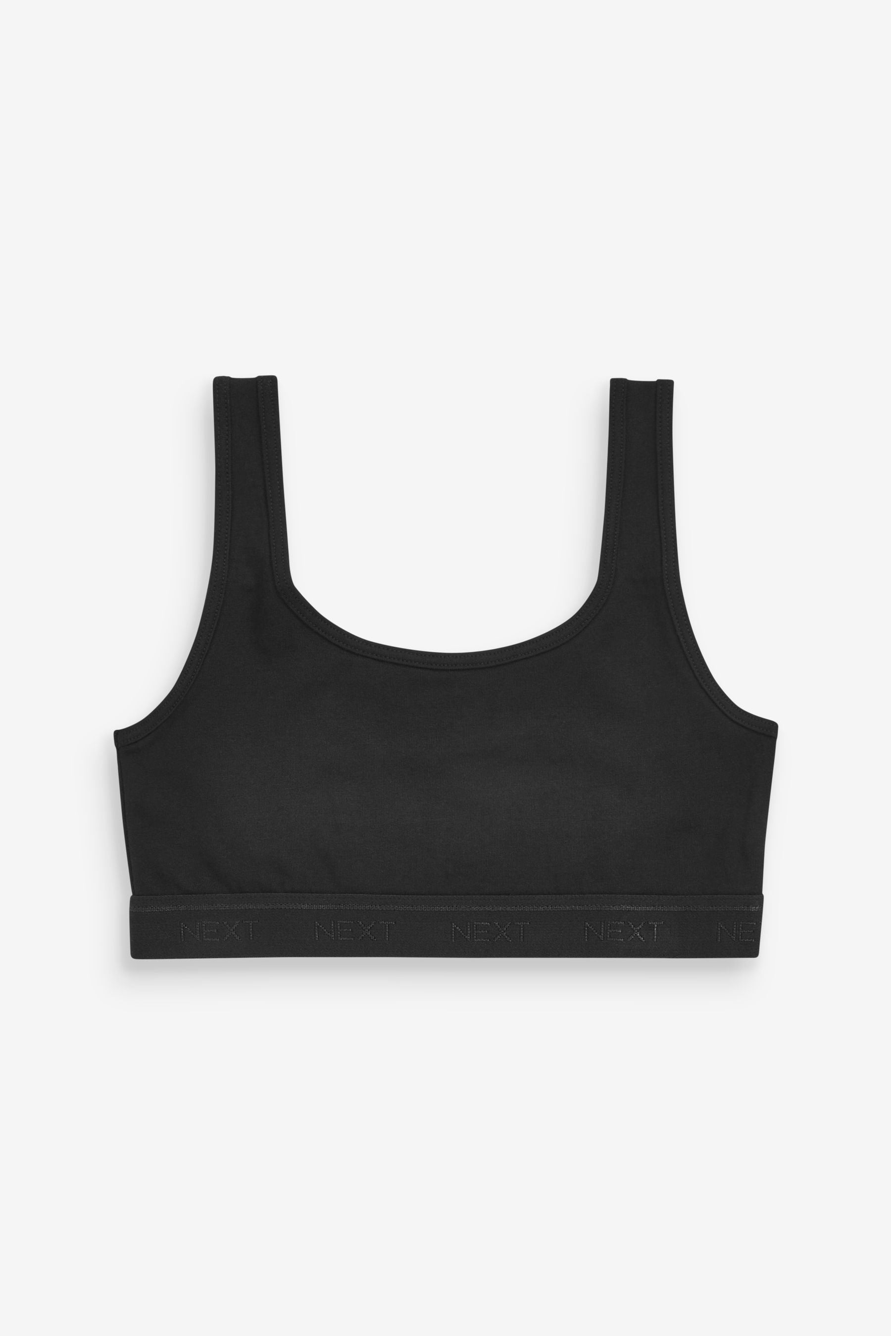 Black Crop Tops 3 Pack (5-16yrs)