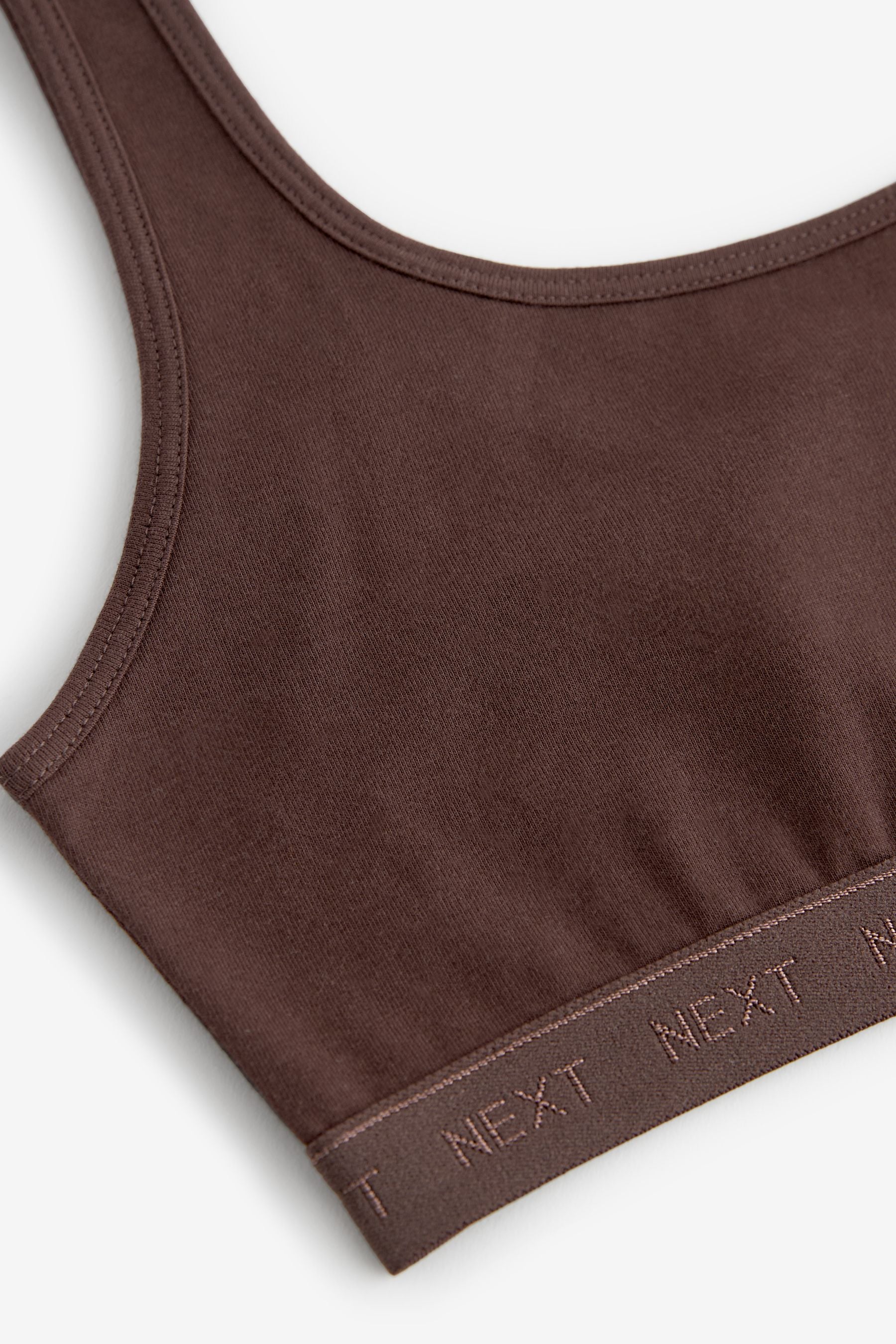 Truffle Brown Crop Tops 3 Pack (5-16yrs)