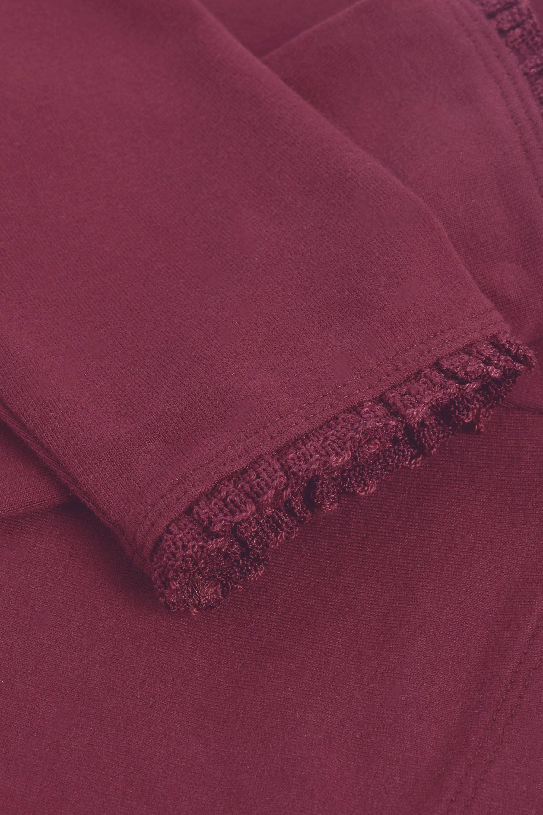 Burgundy Red Lace Trim Leggings (3mths-7yrs)