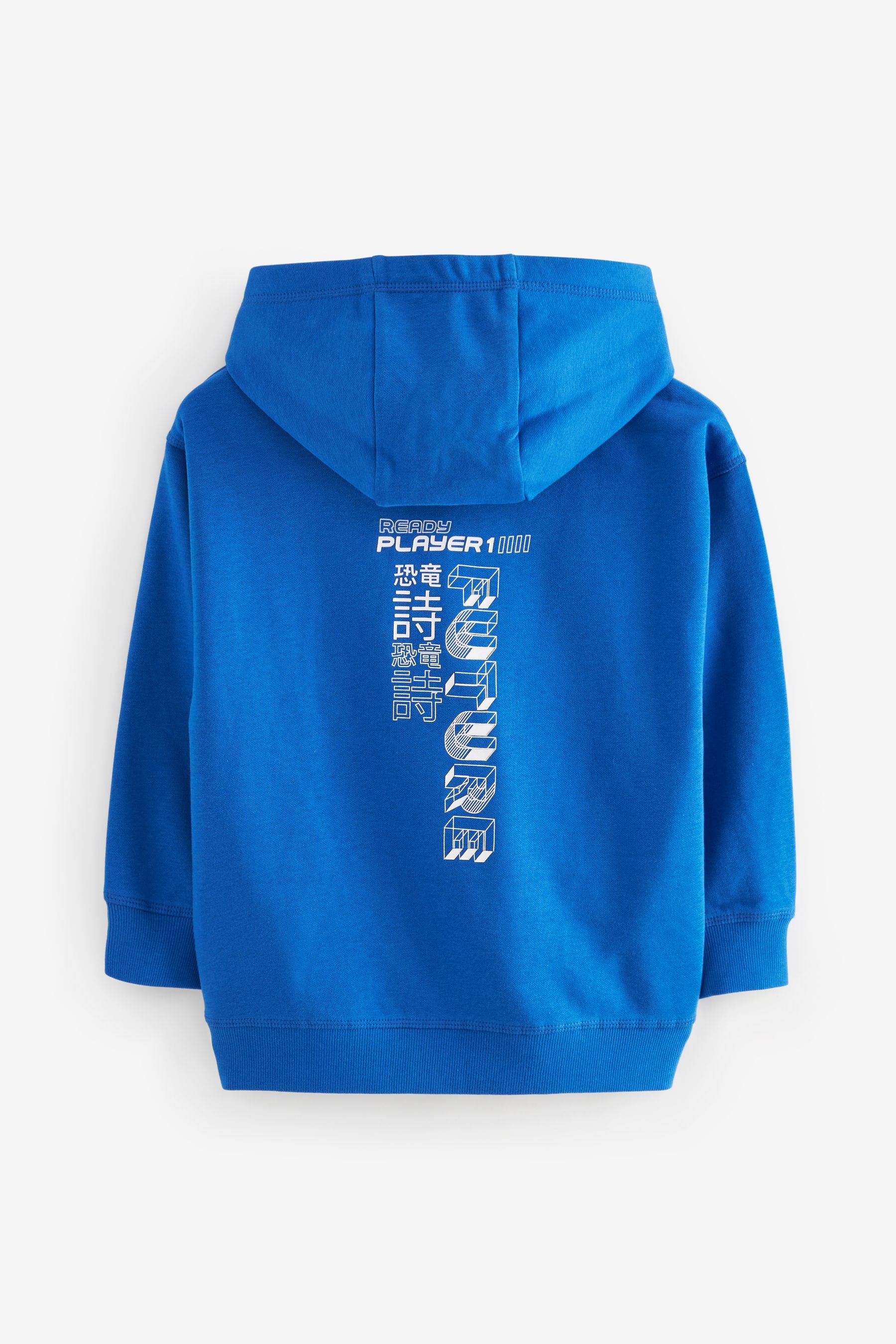 Cobalt Blue Controller Graphic Hoodie (3-16yrs)