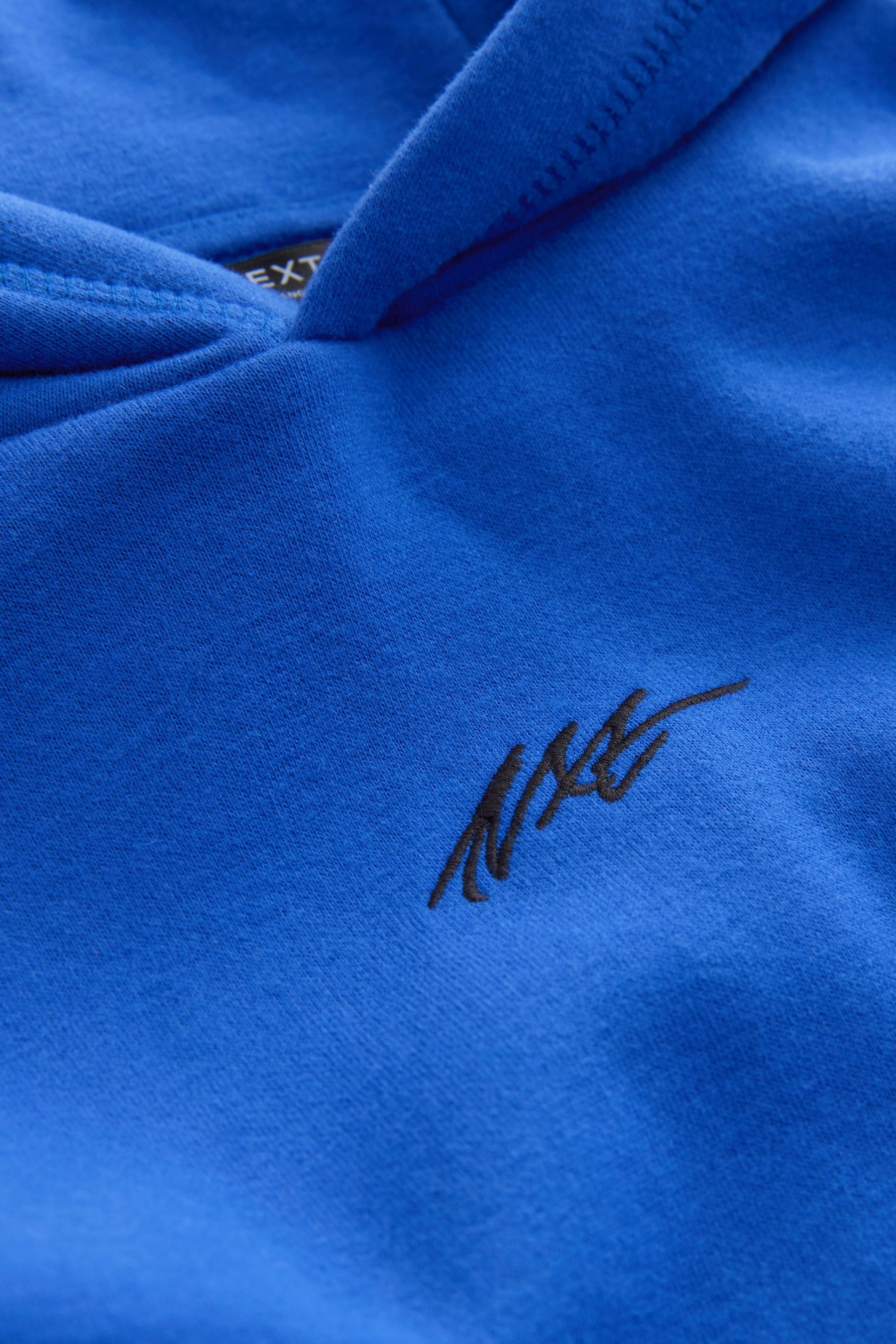 Cobalt Blue Plain Jersey Hoodie (3-16yrs)