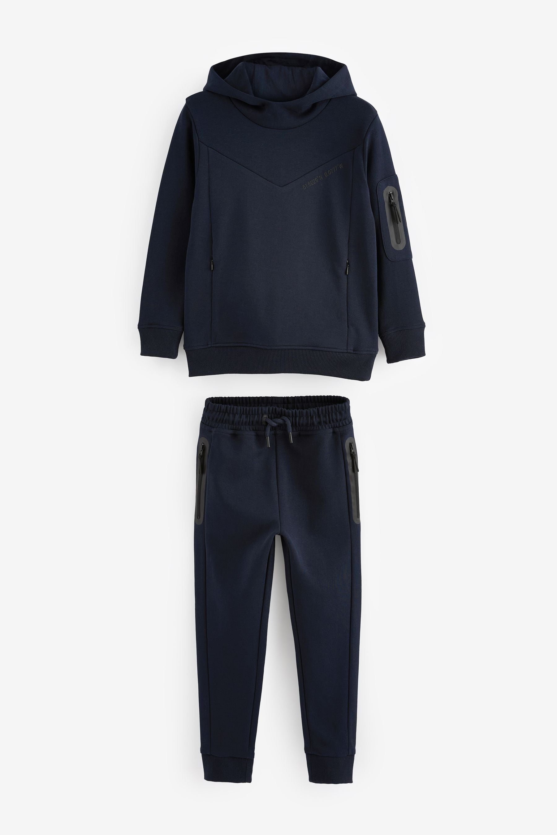 Navy Sporty Hoodie and Joggers Set (3-16yrs)