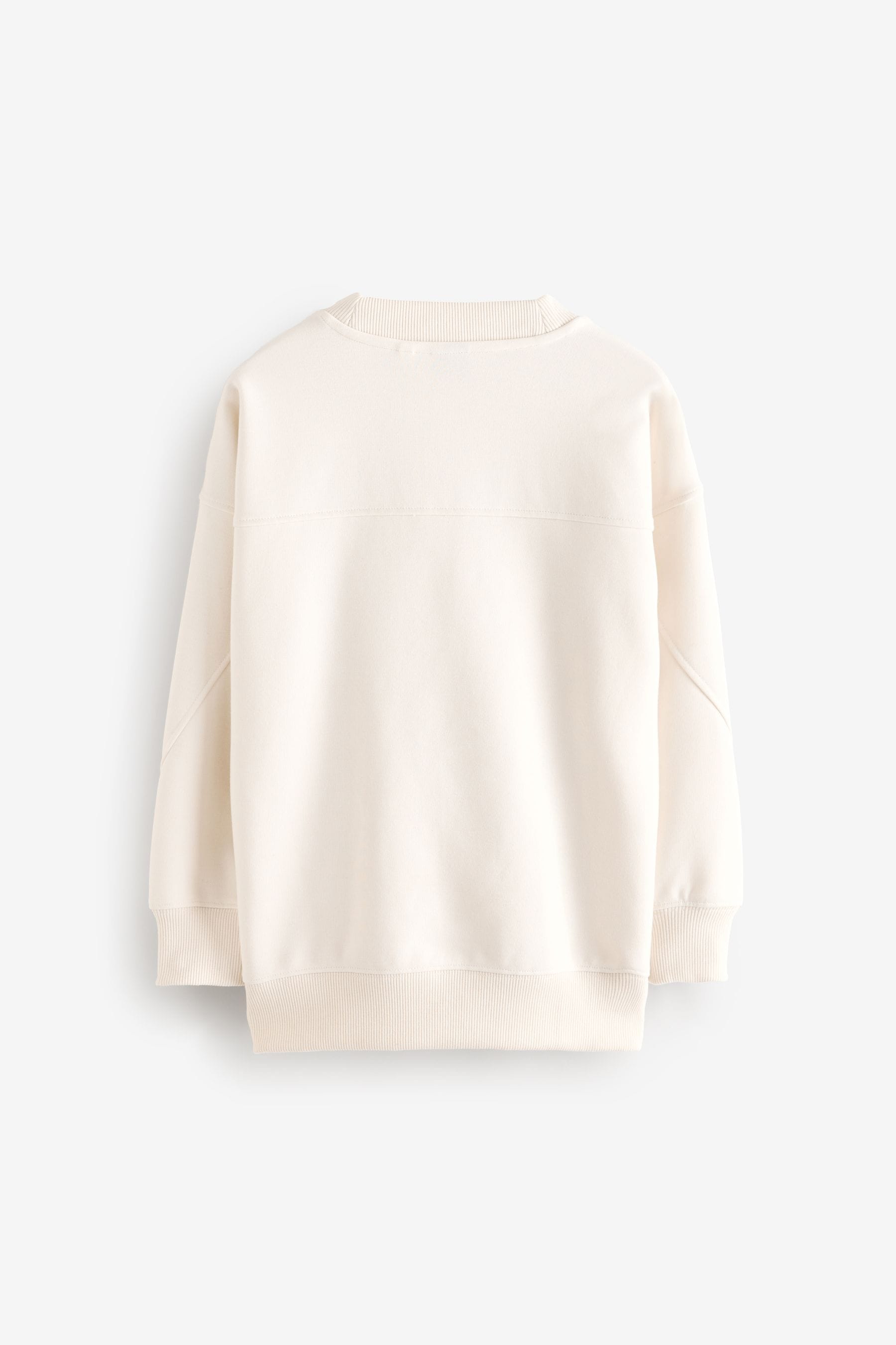 Cream Subscribe Crew Neck Sweat Top (3-16yrs)