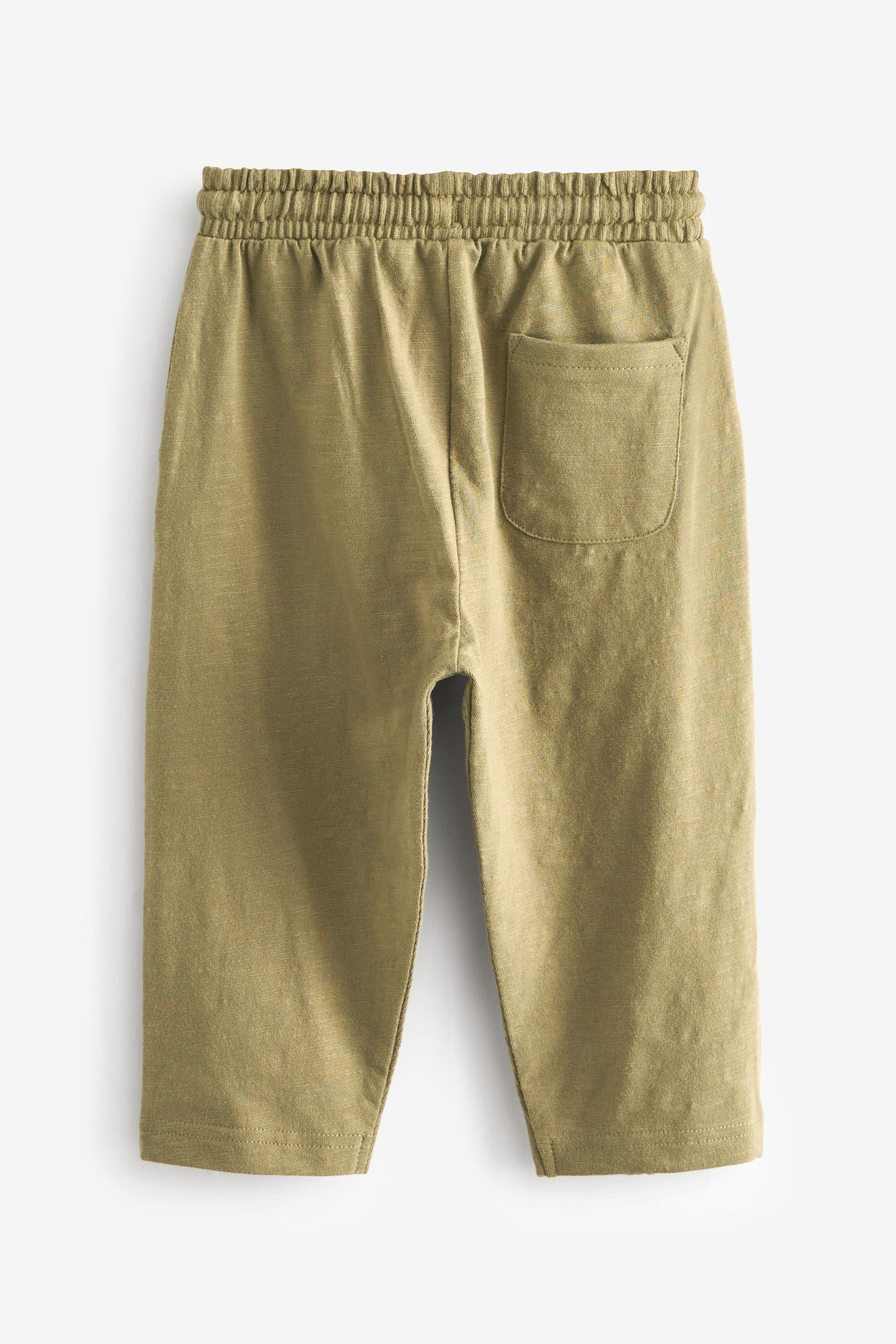 Sage Green Textured Jersey Joggers (3mths-7yrs)