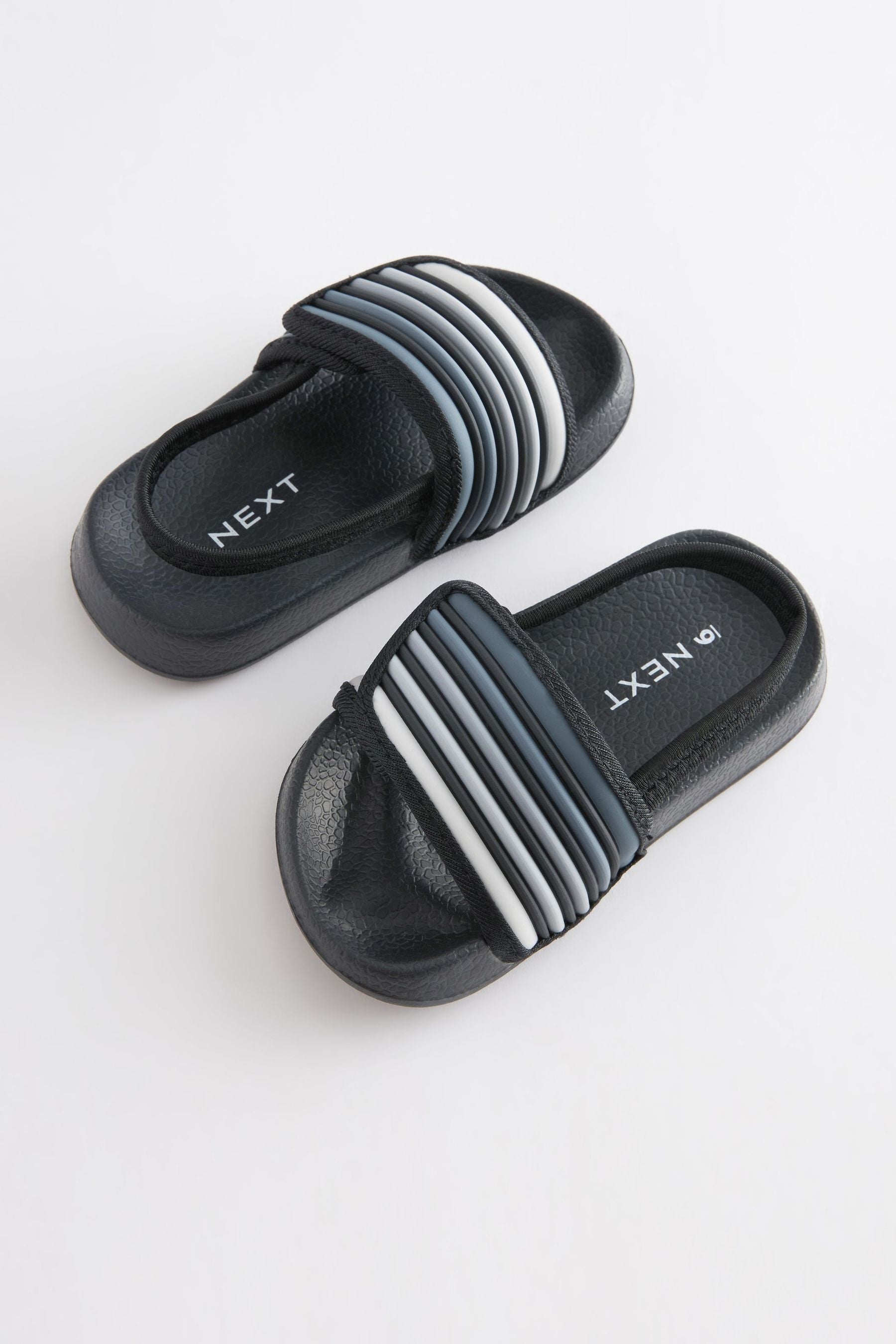 Black Touch Fastening Stripe Sliders